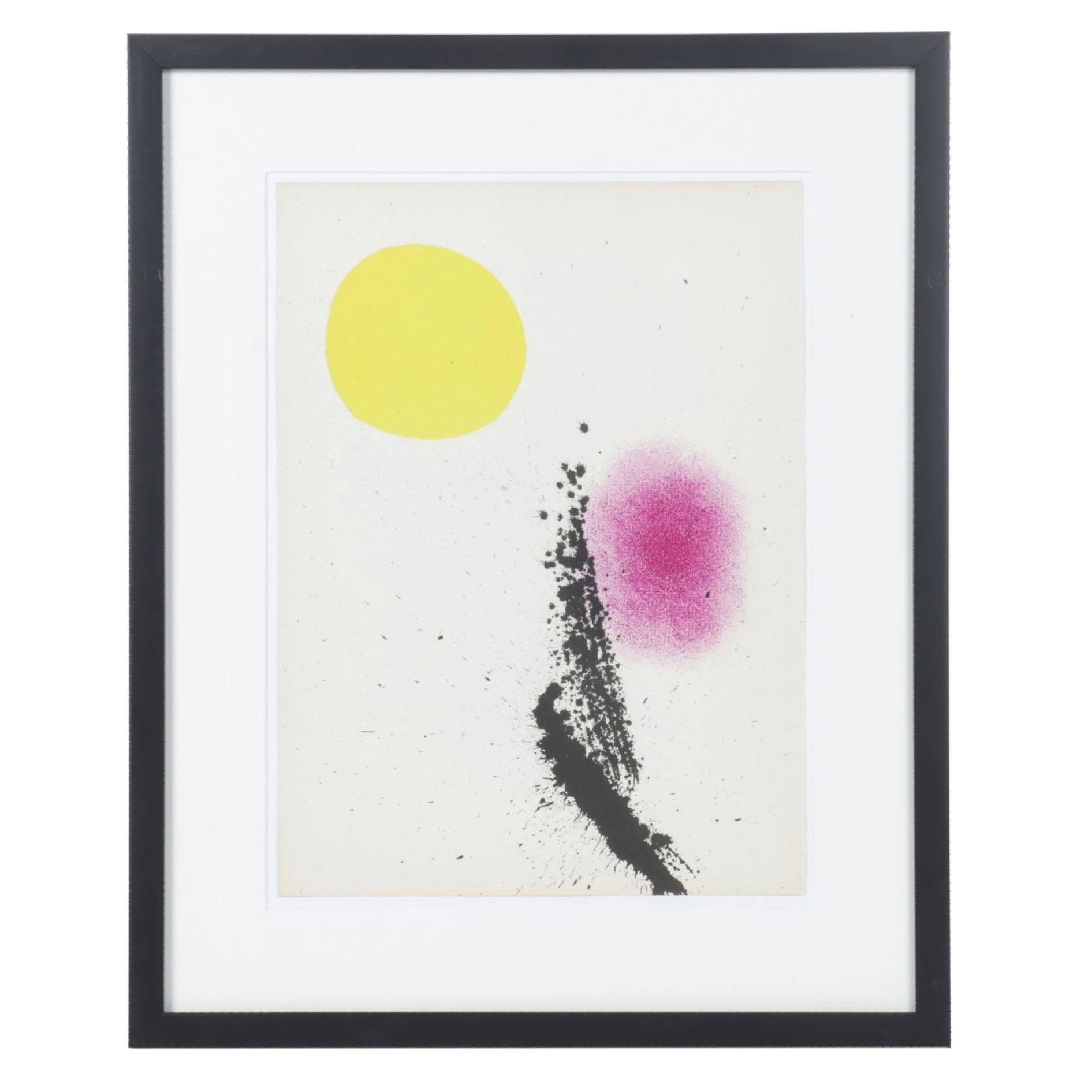 Joan Miro Lithograph "Peintures sur Cartons V" for Derriere Le Miroir, 1961