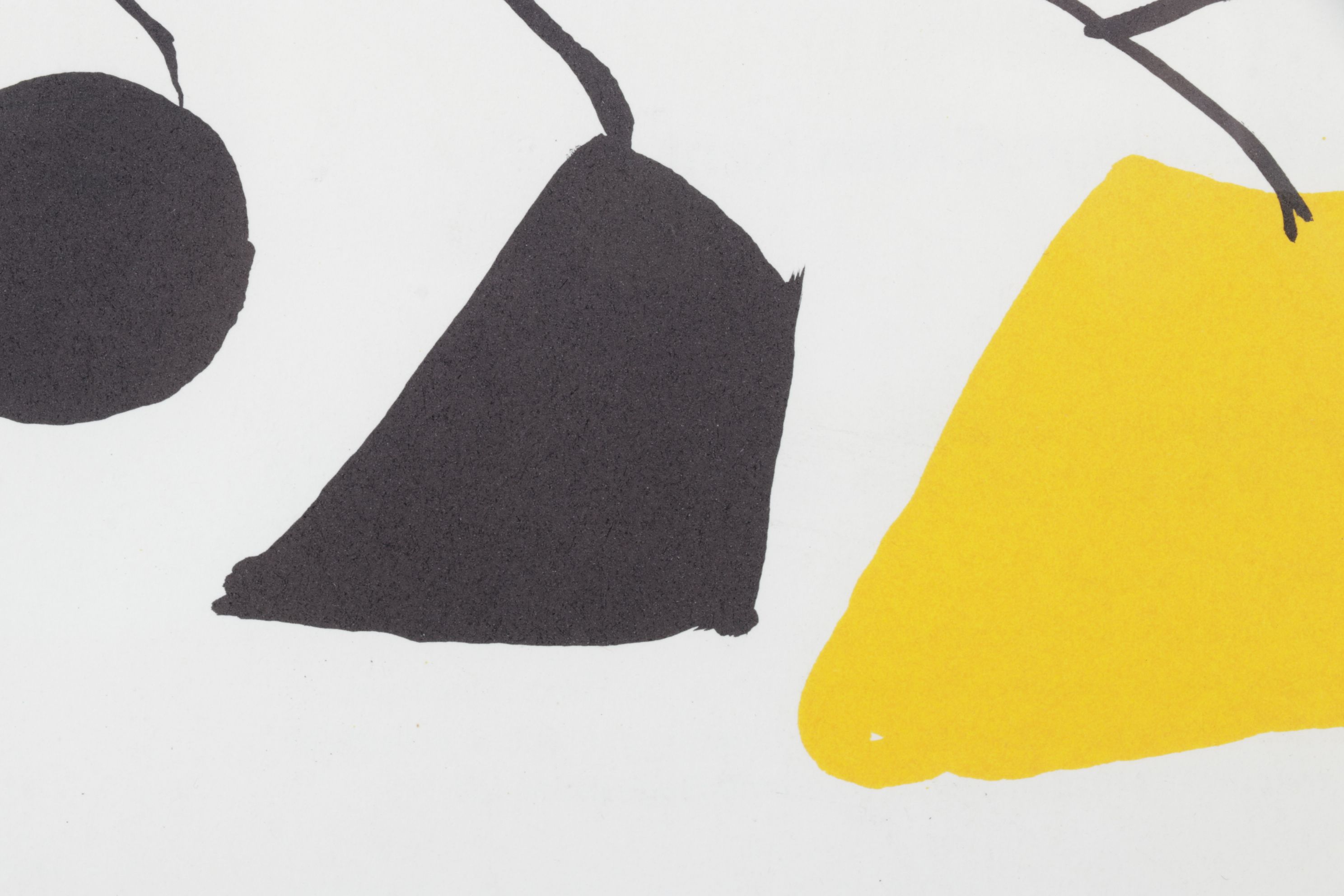 Alexander Calder Lithograph Left Side Cover for "Derrière le Miroir #221", 1976