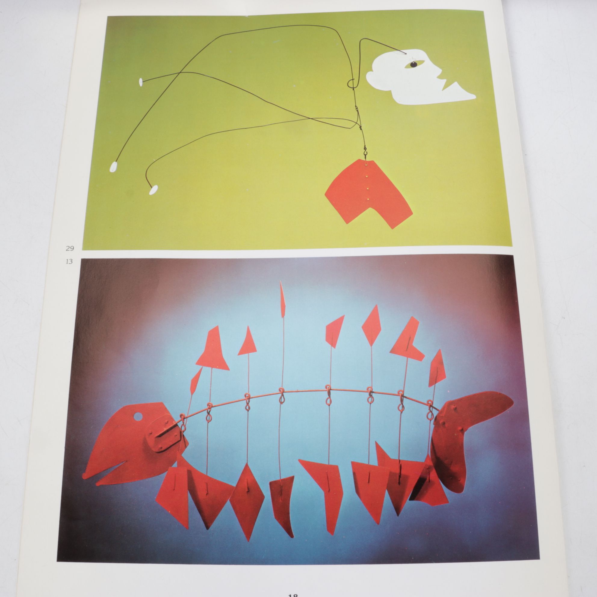 Alexander Calder Lithograph Left Side Cover for "Derrière le Miroir #221", 1976