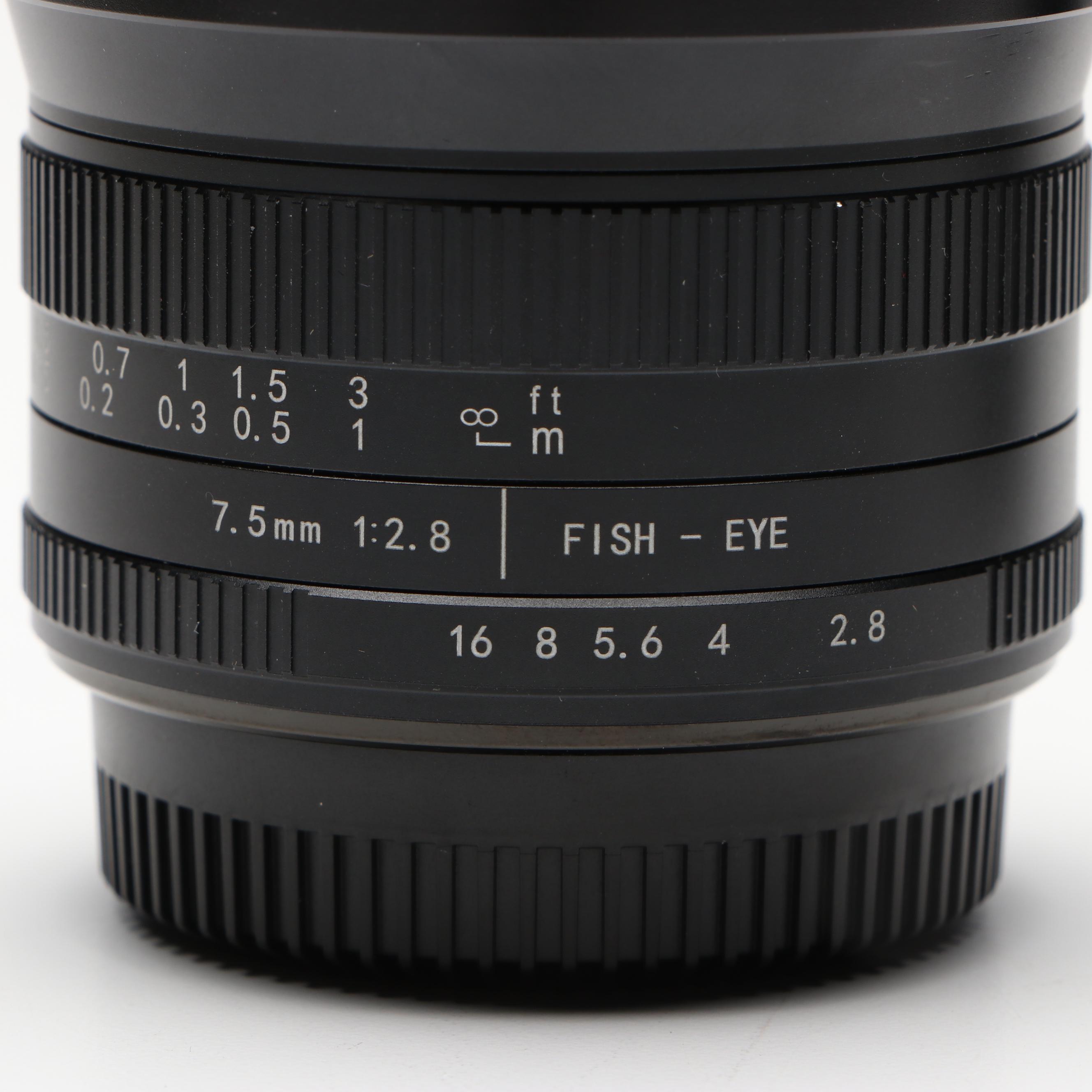 Pair of 7Artisans 7.5mm f/2.8 Fish-Eye Lenses