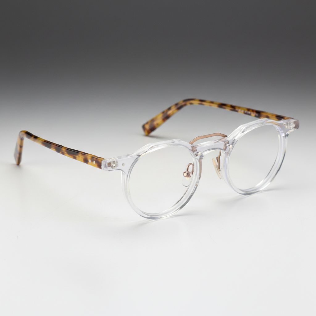 Personalized Blue Light Computer Rx Round Eyeglasses with Case