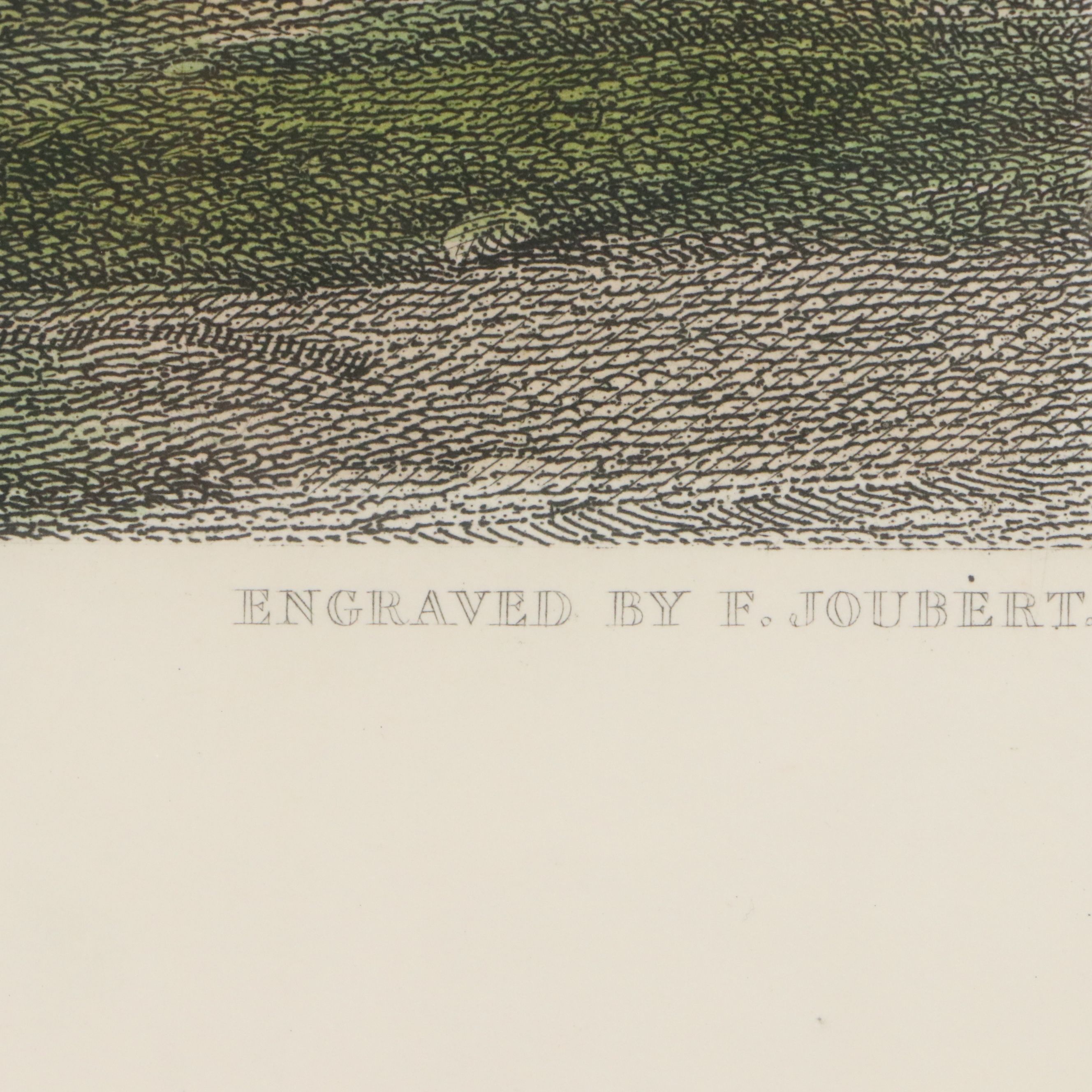 Ferdinand Joubert Hand-Colored Engraving After Tom Webster "The Play-Ground"