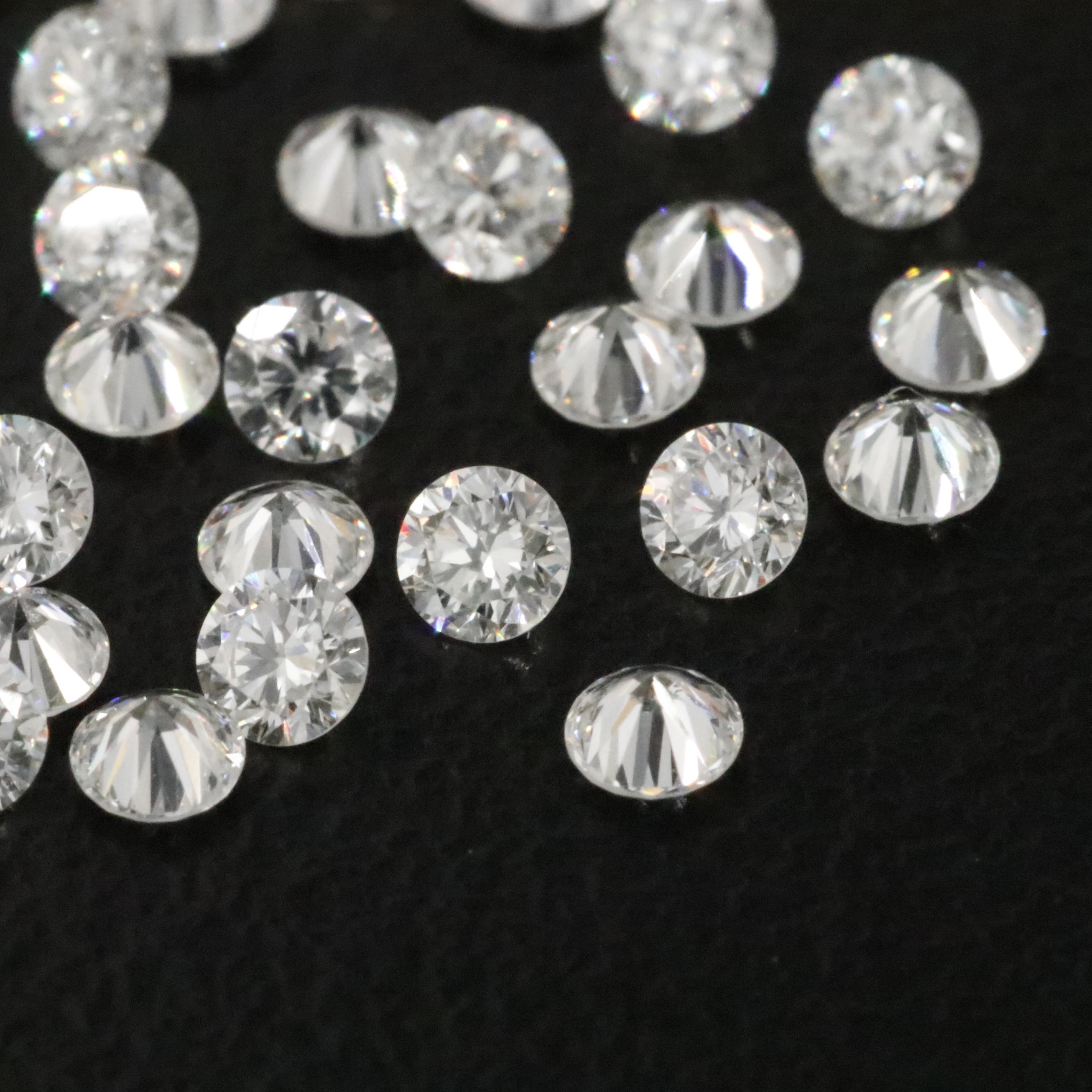 Loose 2.05 CTW Lab Grown Diamond Lot