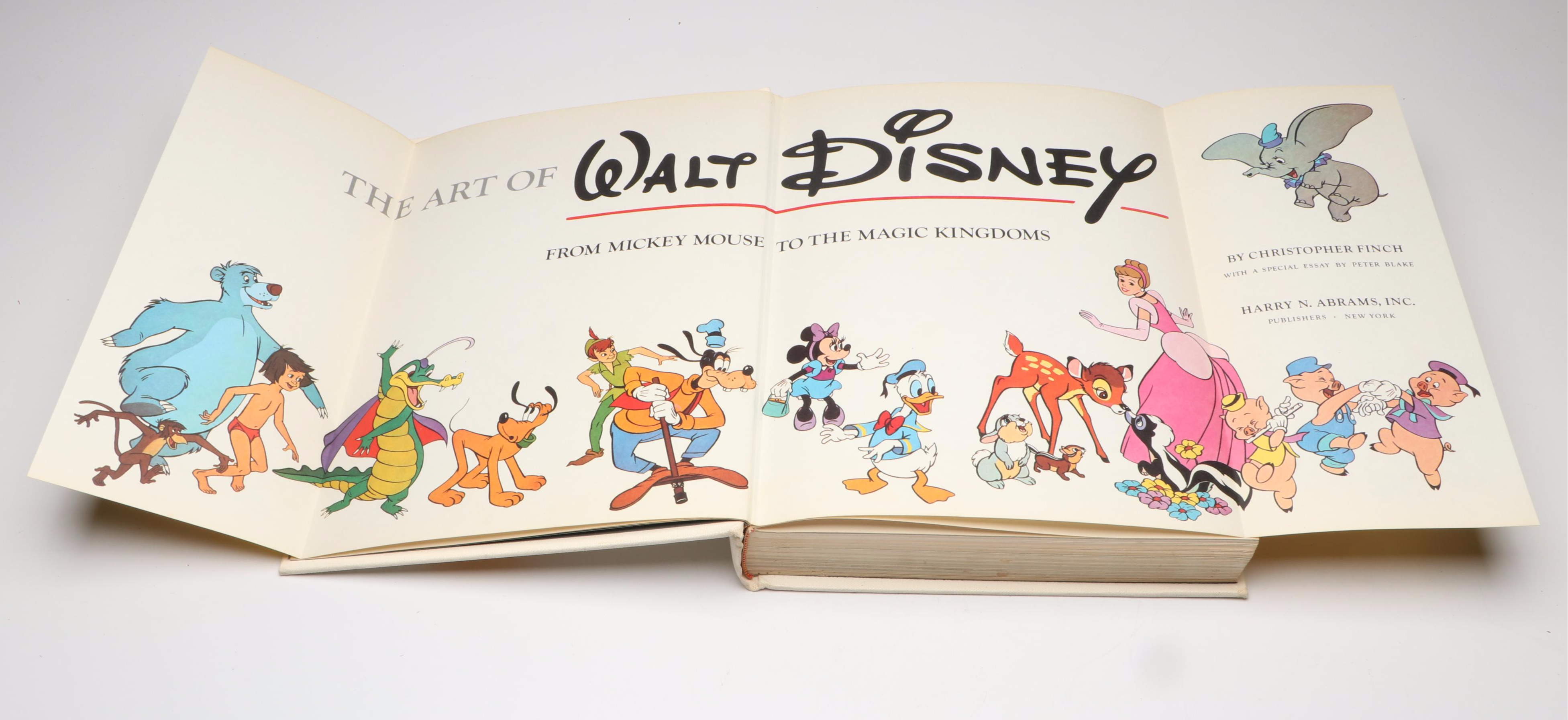 First Edition "The Art of Walt Disney" by Christopher Finch, 1973