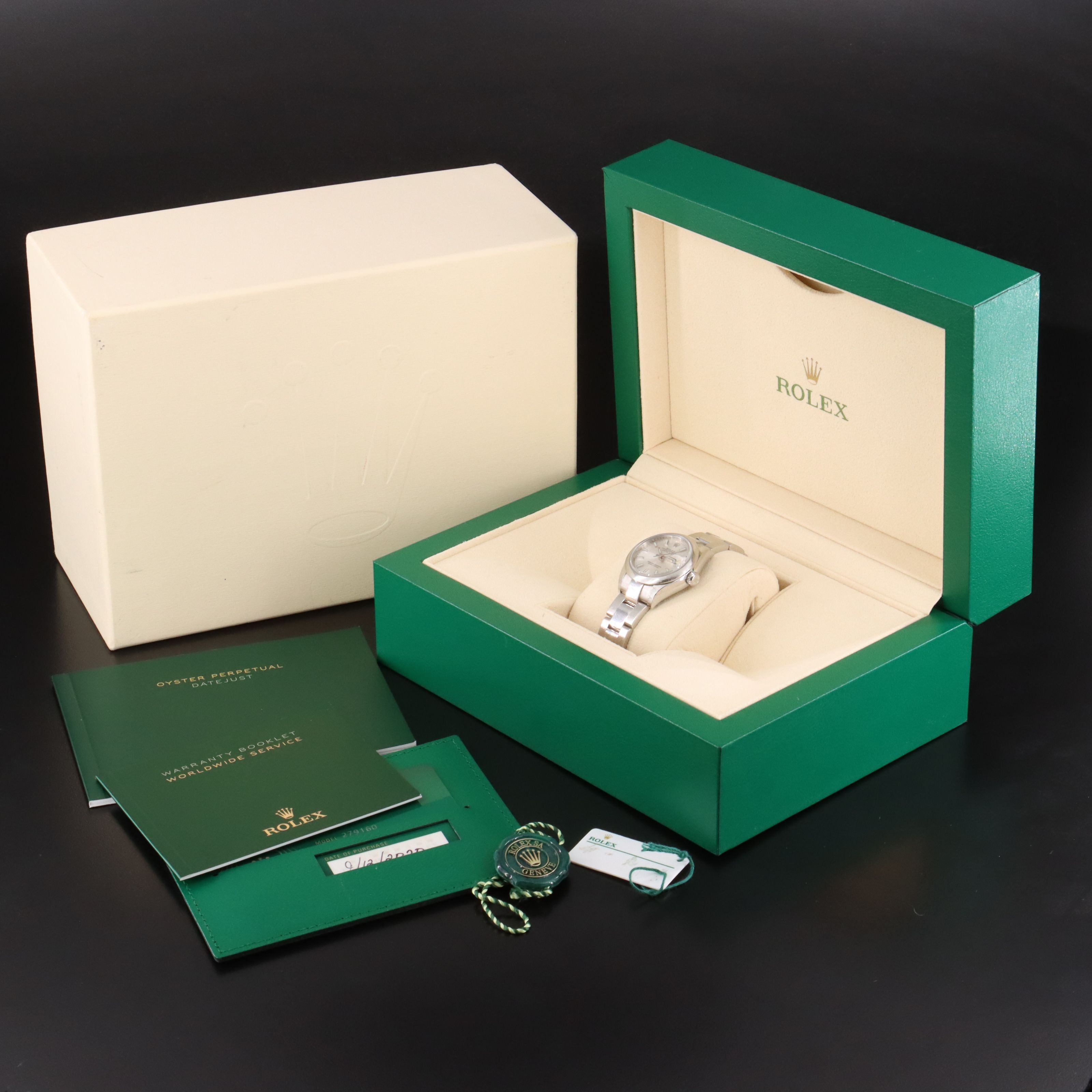 Rolex Oyster Perpetual Lady - Datejust 28mm St. Steel 279160 Watch