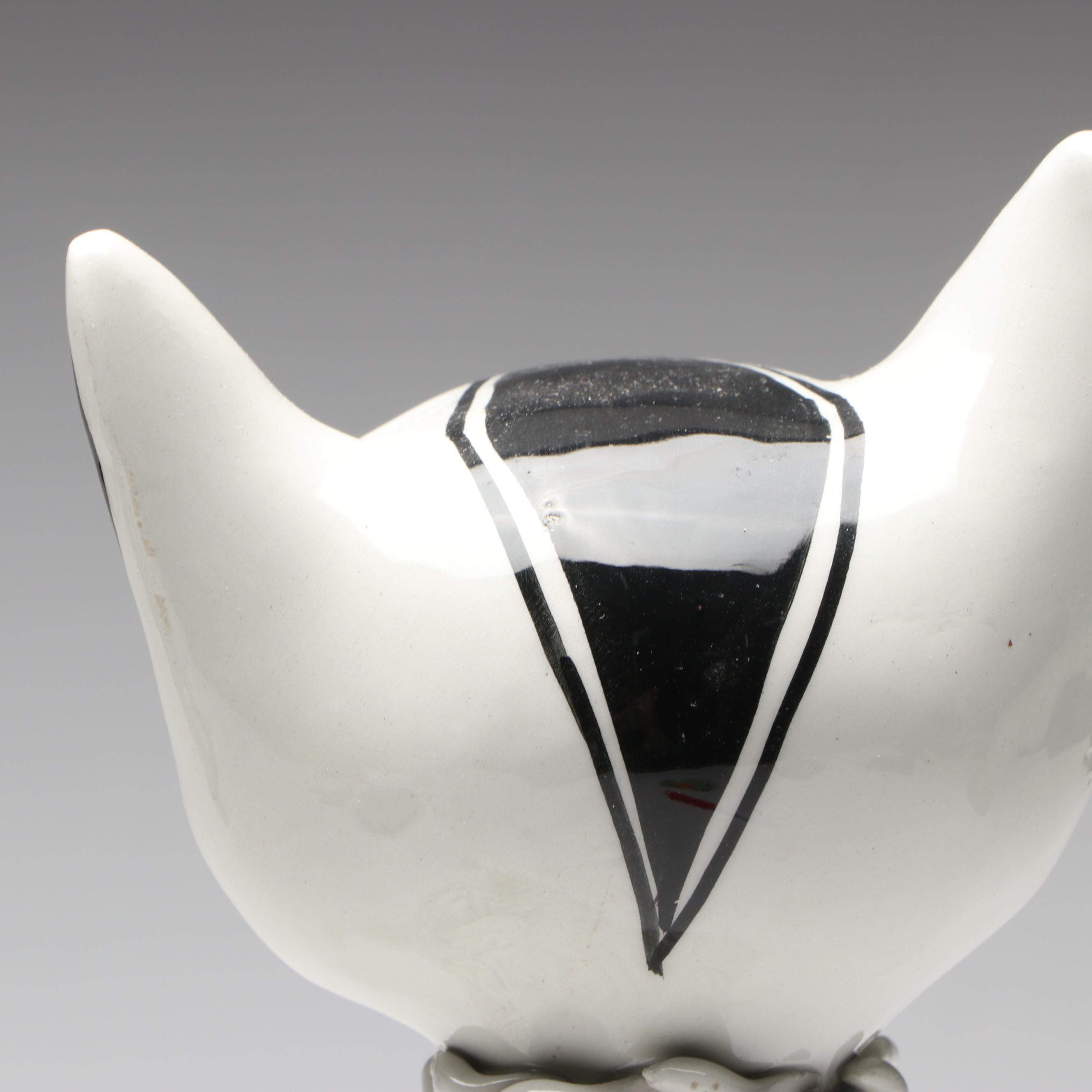 Vintage Italian Ceramic Cat