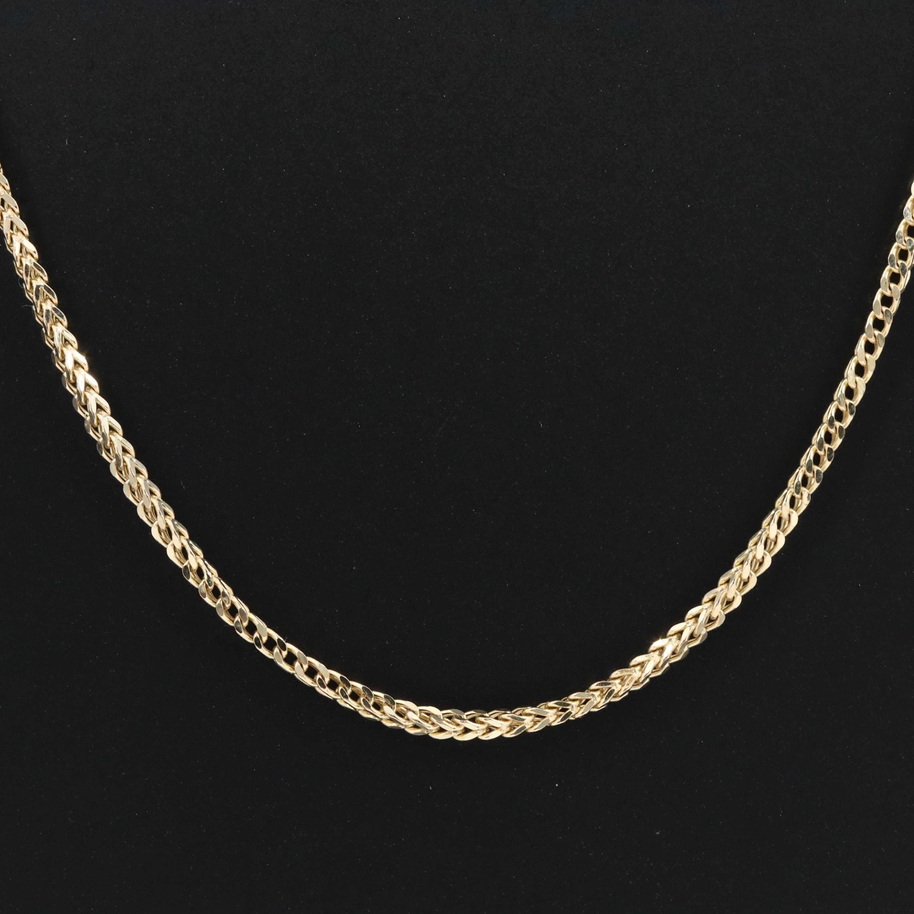 14K Curb Chain Necklace