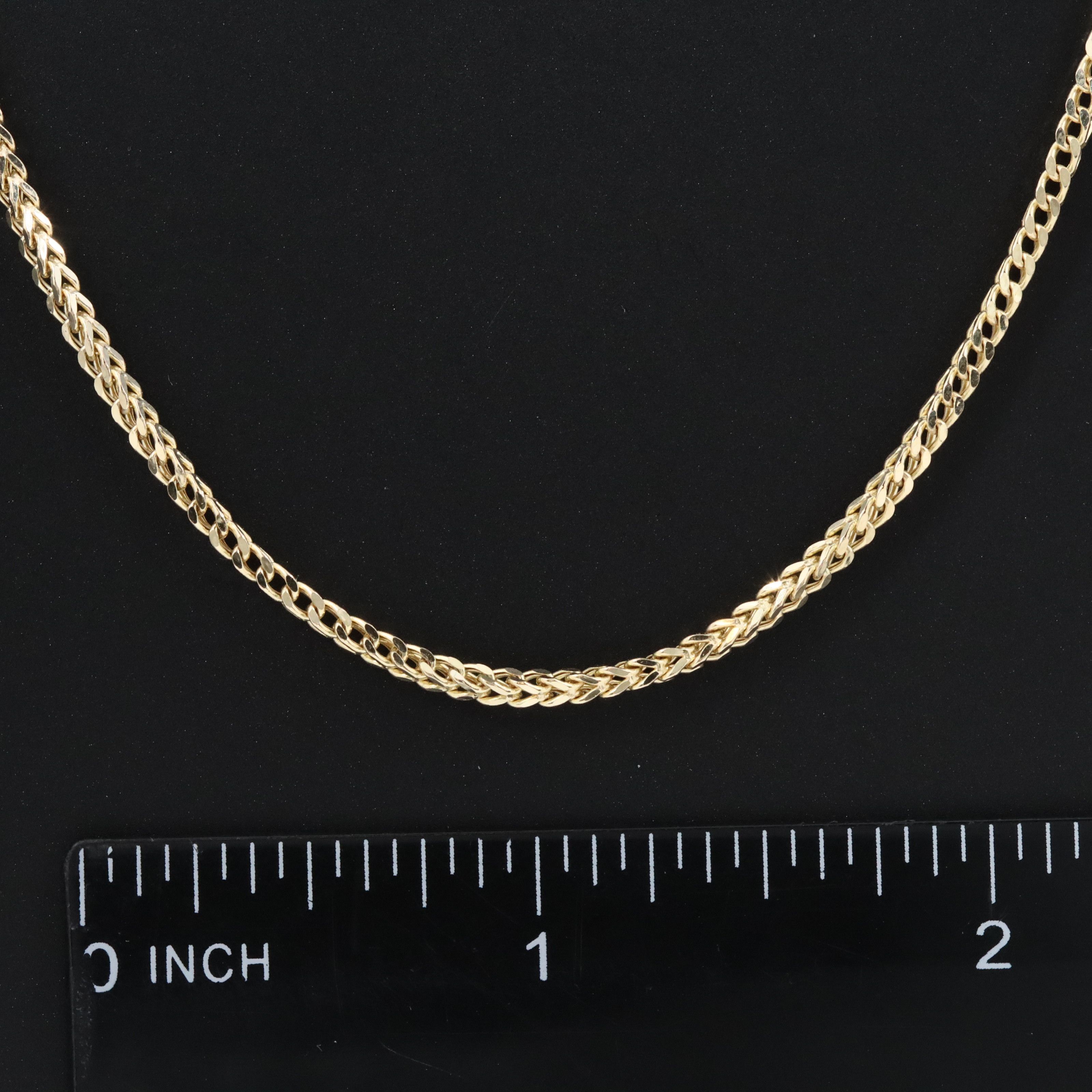 14K Curb Chain Necklace
