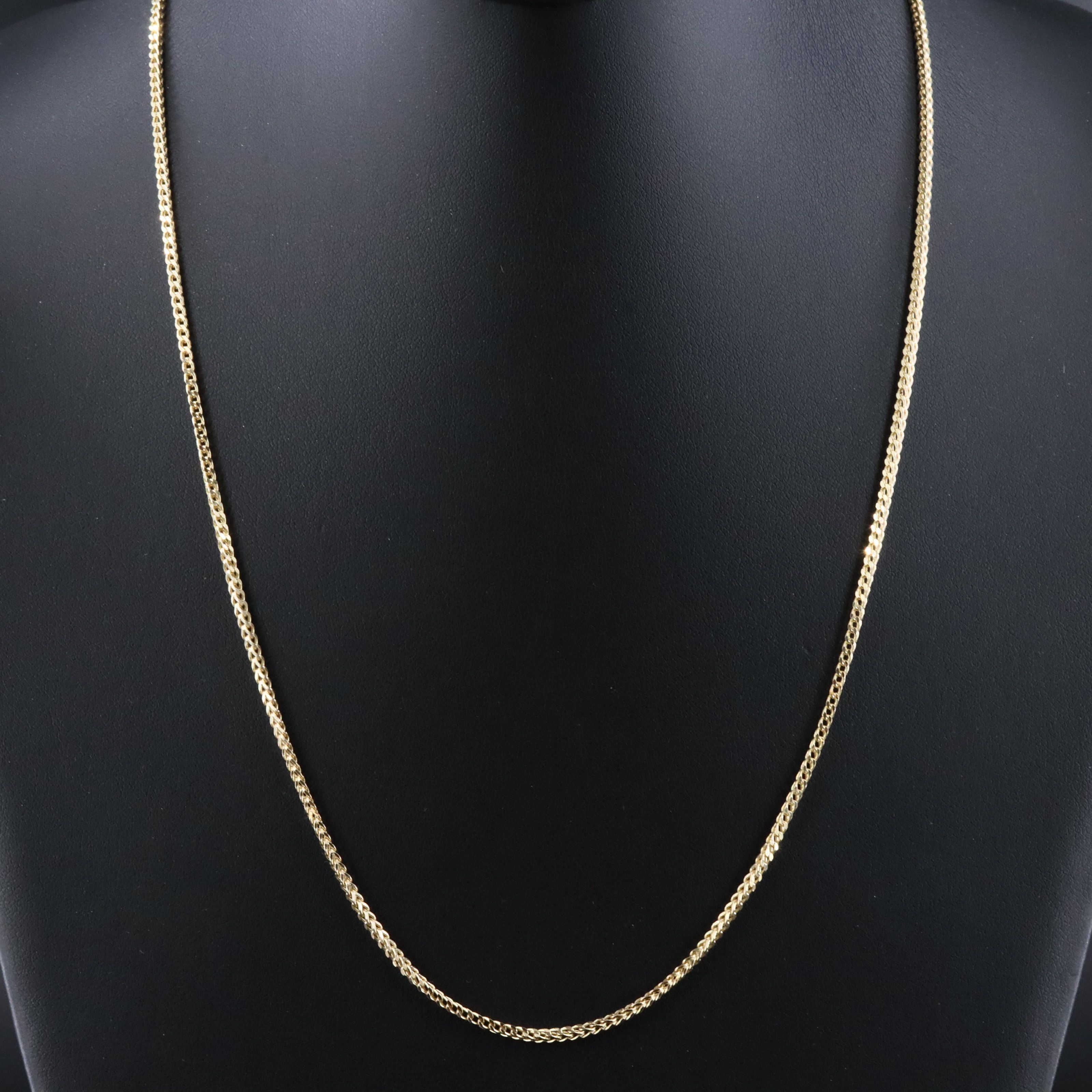 14K Curb Chain Necklace