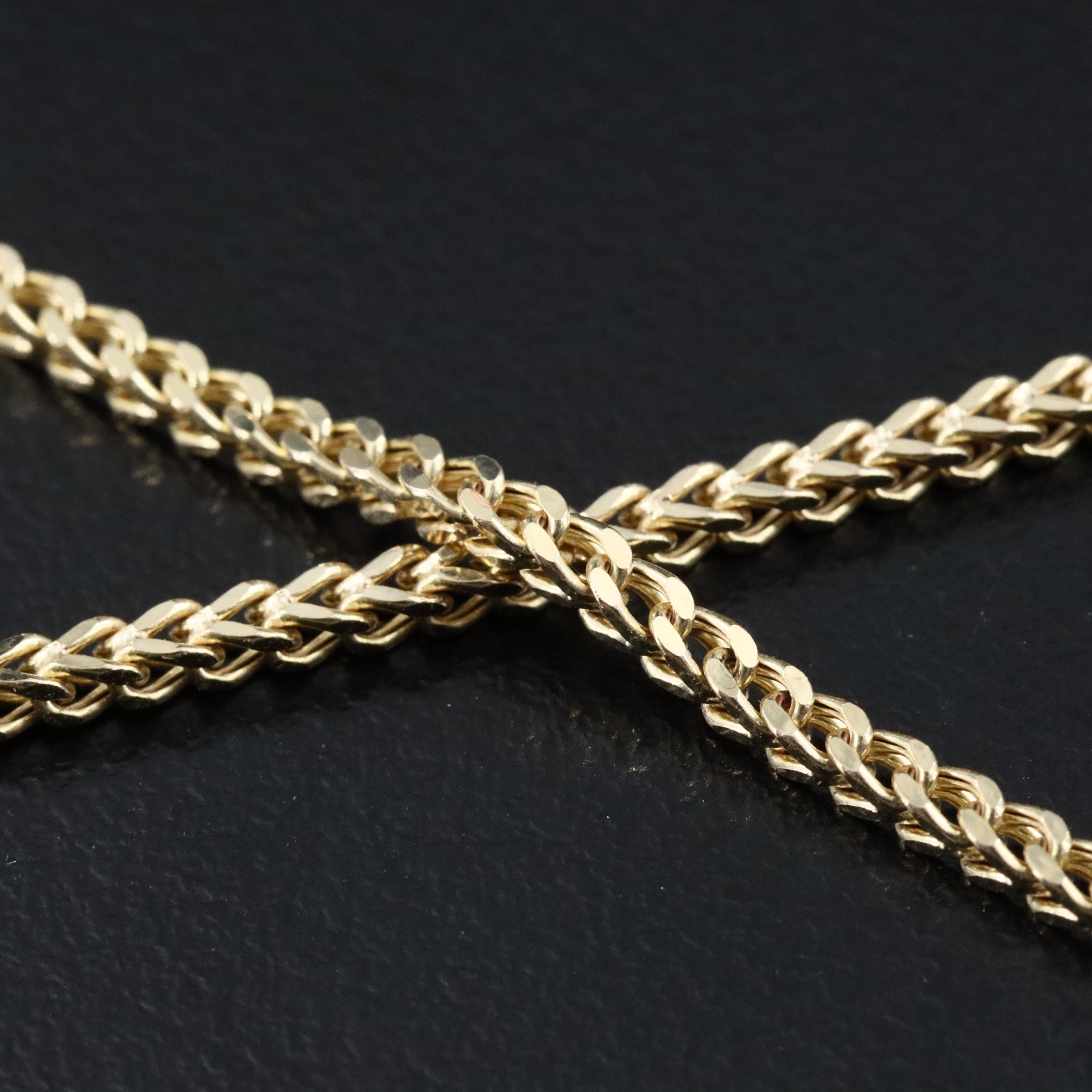 14K Curb Chain Necklace