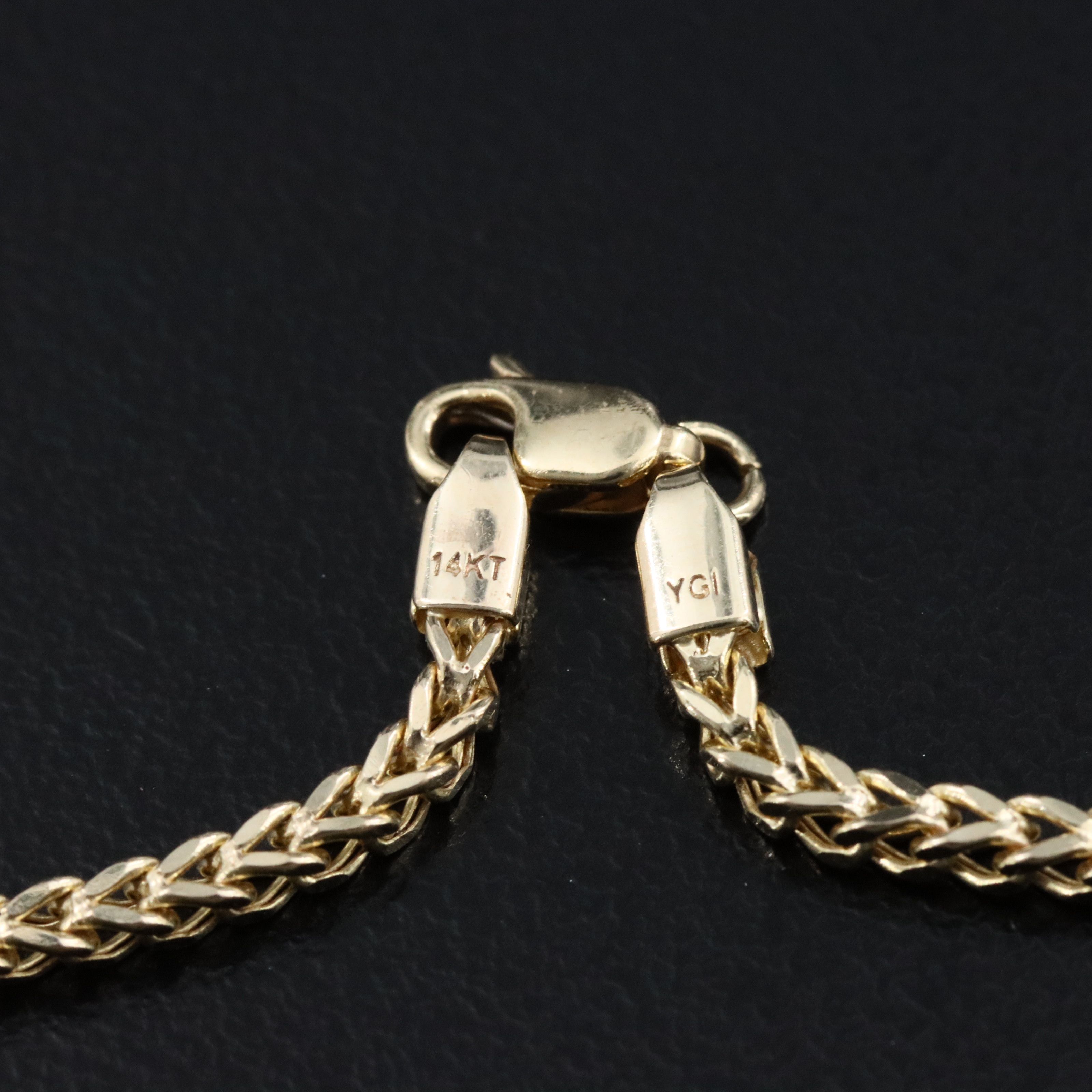 14K Curb Chain Necklace