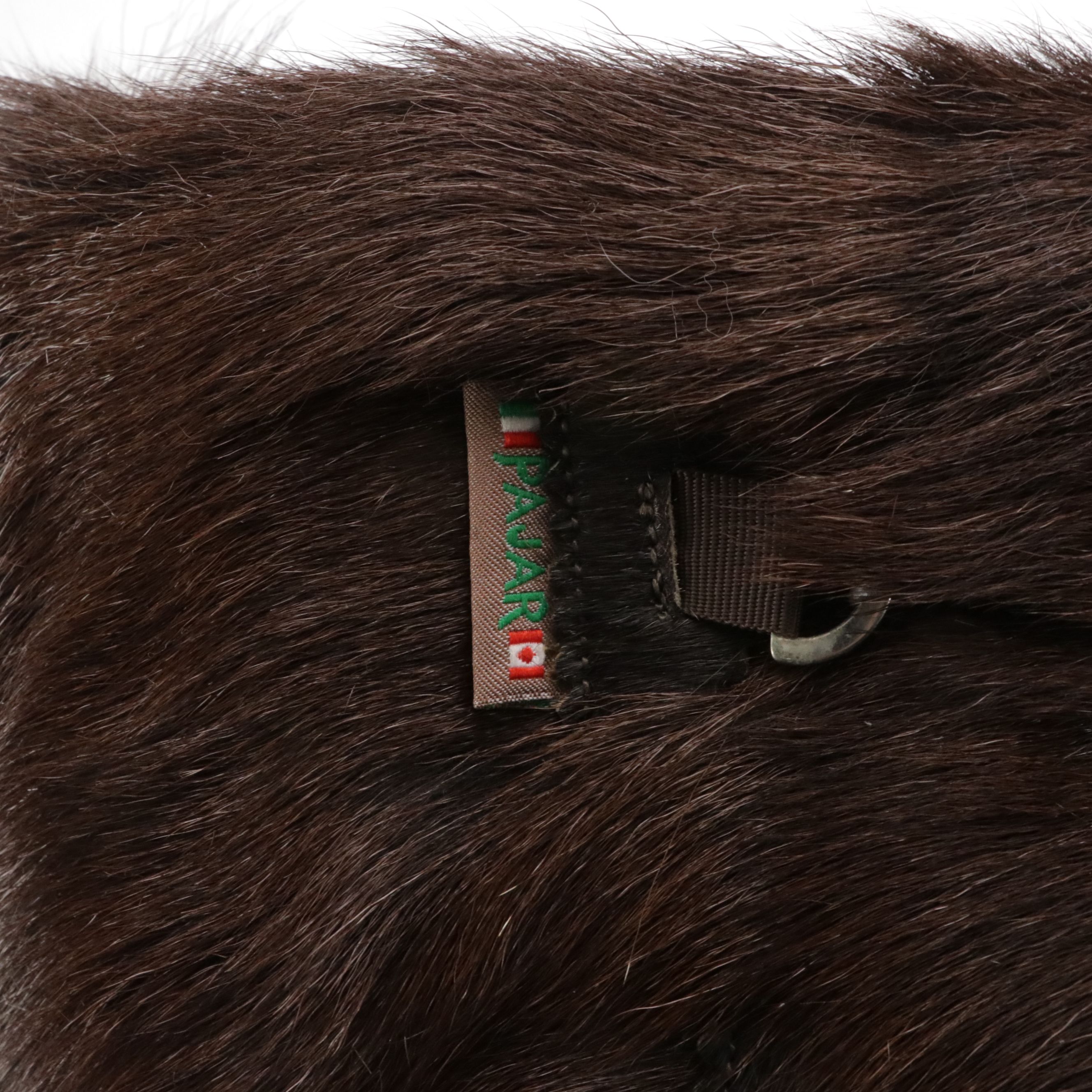 Pajar Après-Ski Dark Brown Goat Fur Snow Boots with Wool Lining