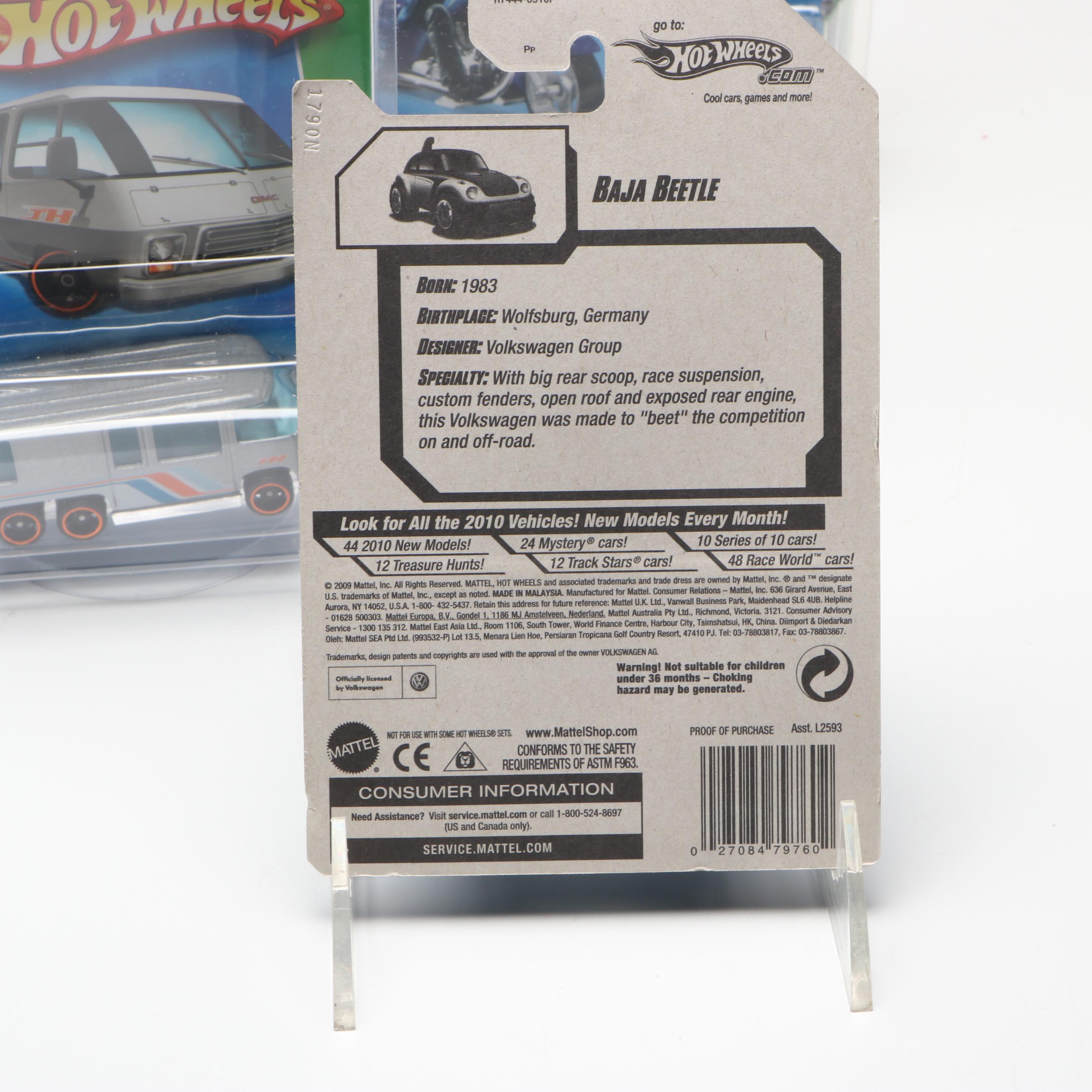 Mattel Hot Wheels "Bad Bagger" and More Treasure Hunt Diecast Cars