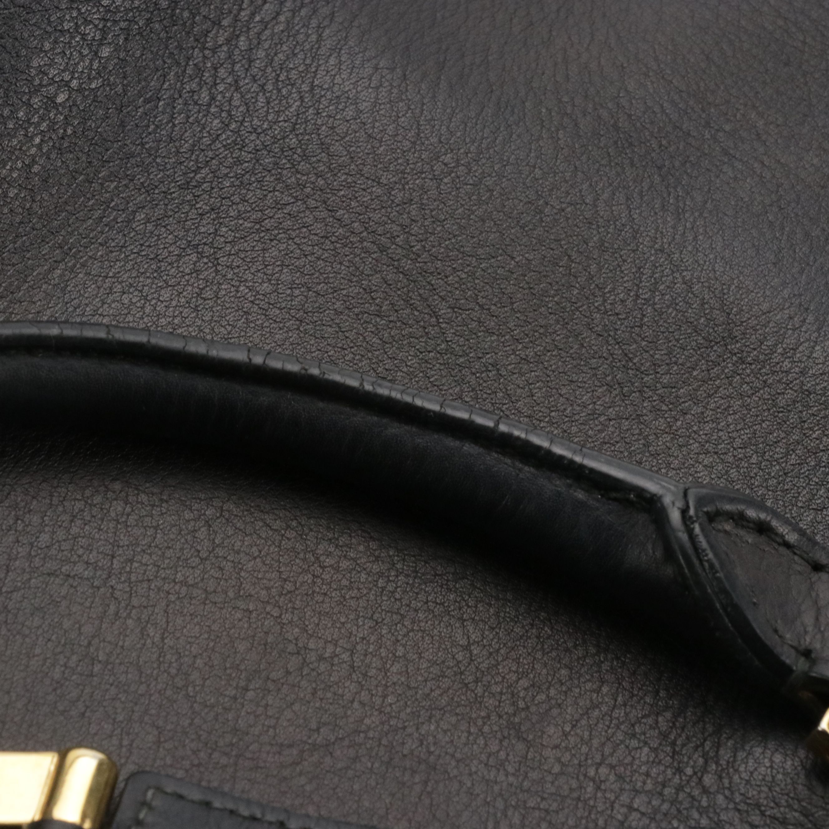 Saint Laurent Small Classic Y Cabas Two-Way Shoulder Bag in Black Leather