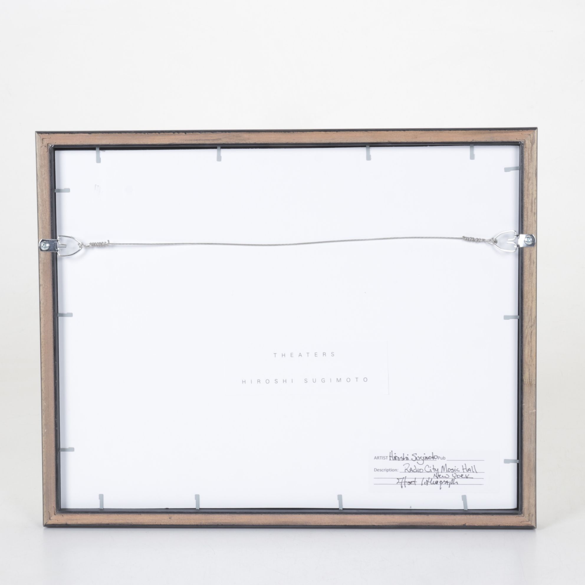 Hiroshi Sugimoto Offset Lithograph "Radio City Music Hall, New York", 2016