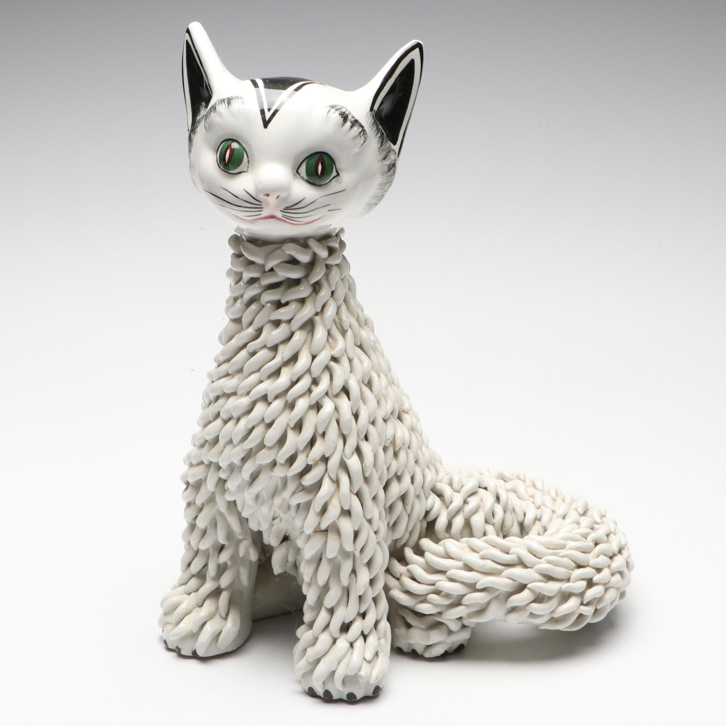 Vintage Italian Ceramic Cat
