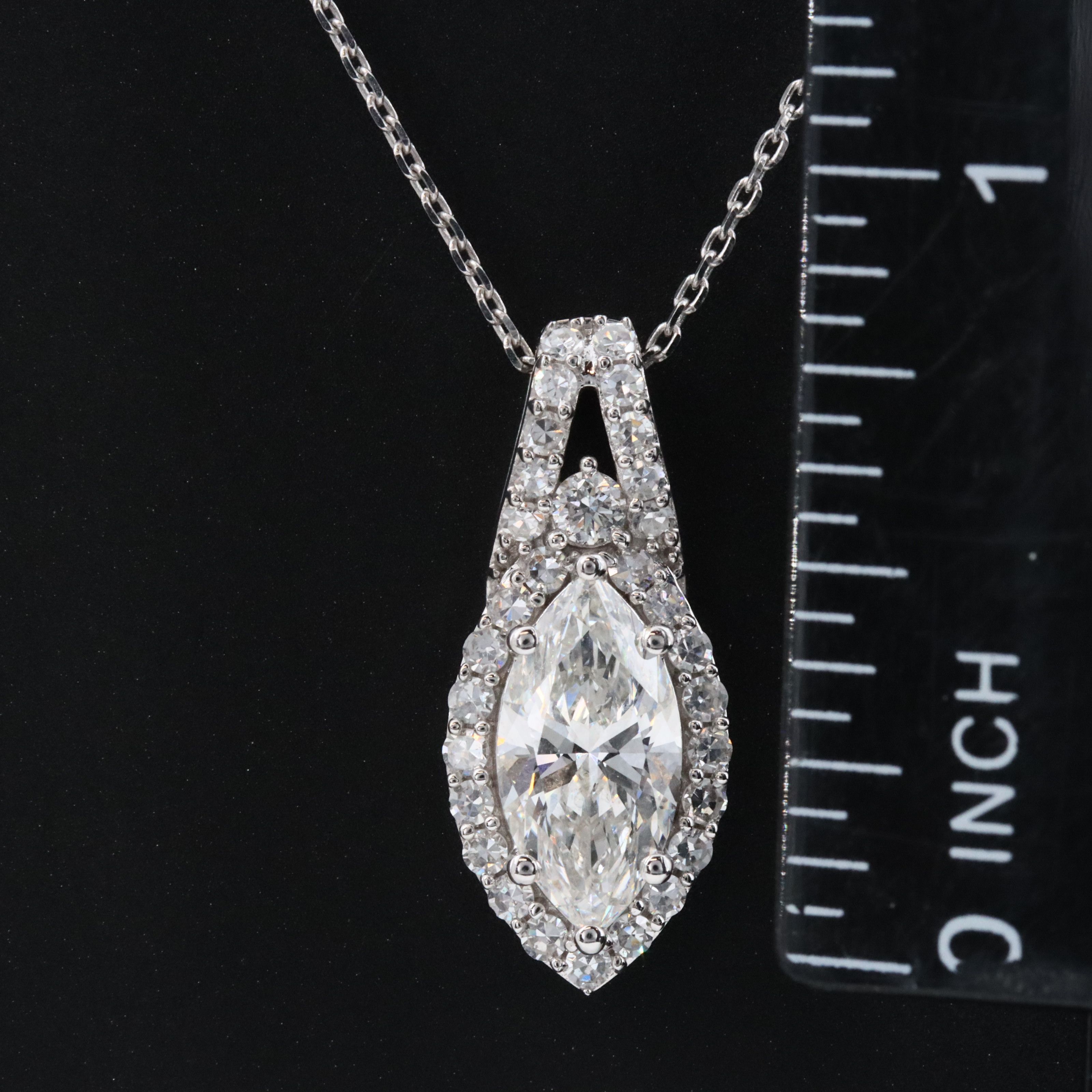 14K 2.01 CTW Lab Grown Diamond Necklace