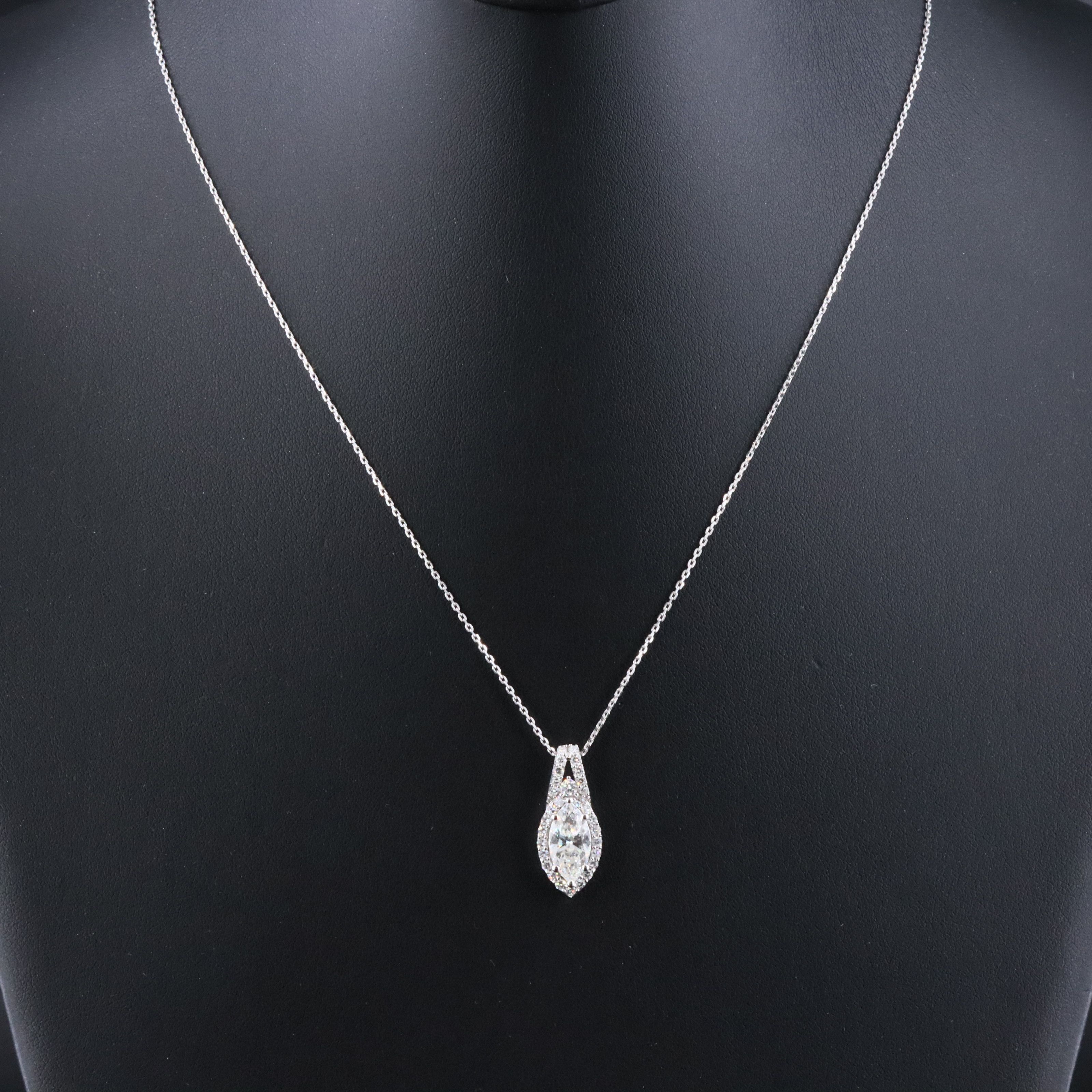 14K 2.01 CTW Lab Grown Diamond Necklace