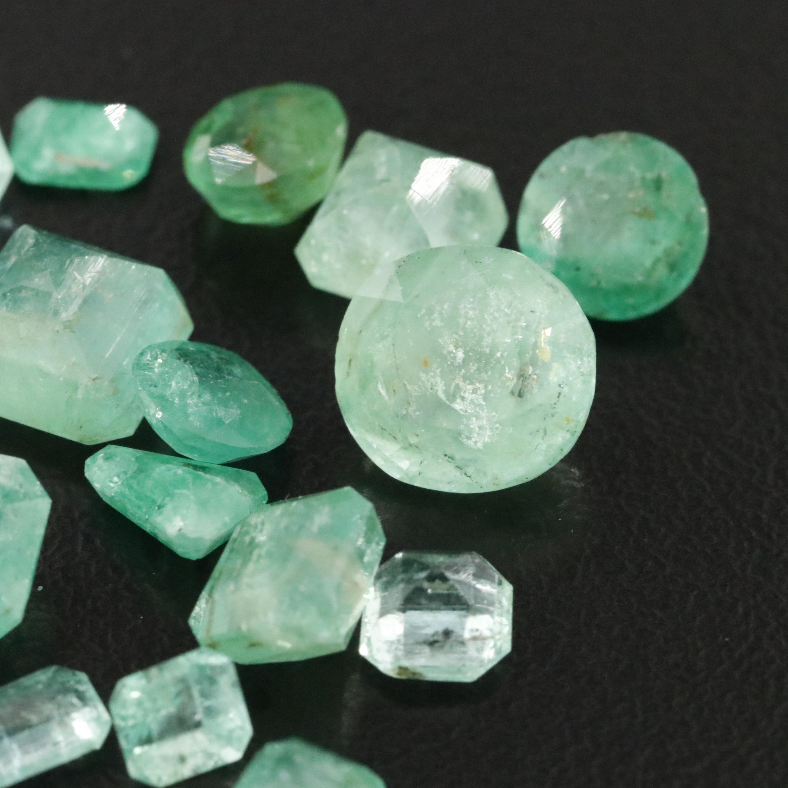Loose 18.84 CTW Emerald Lot