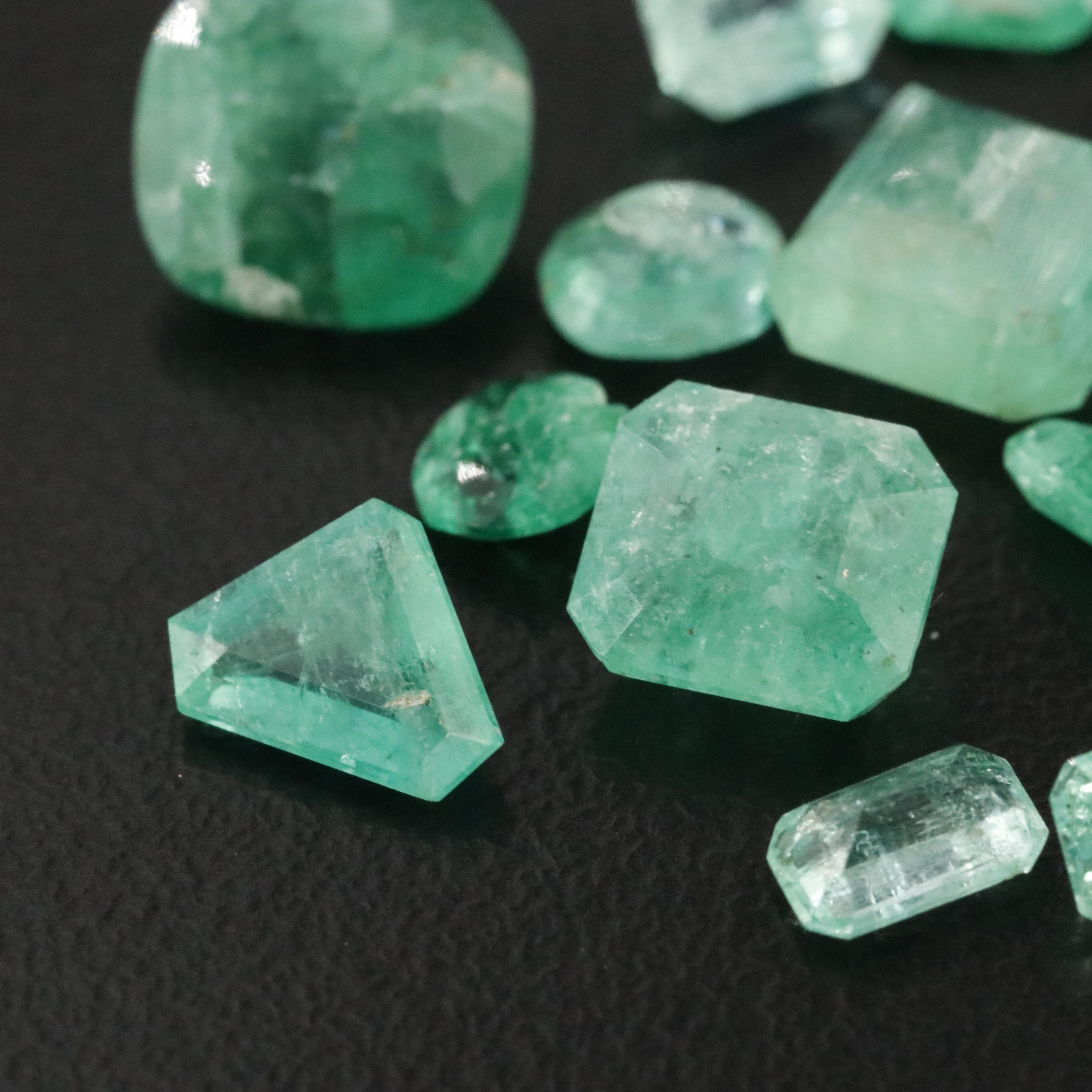 Loose 18.84 CTW Emerald Lot