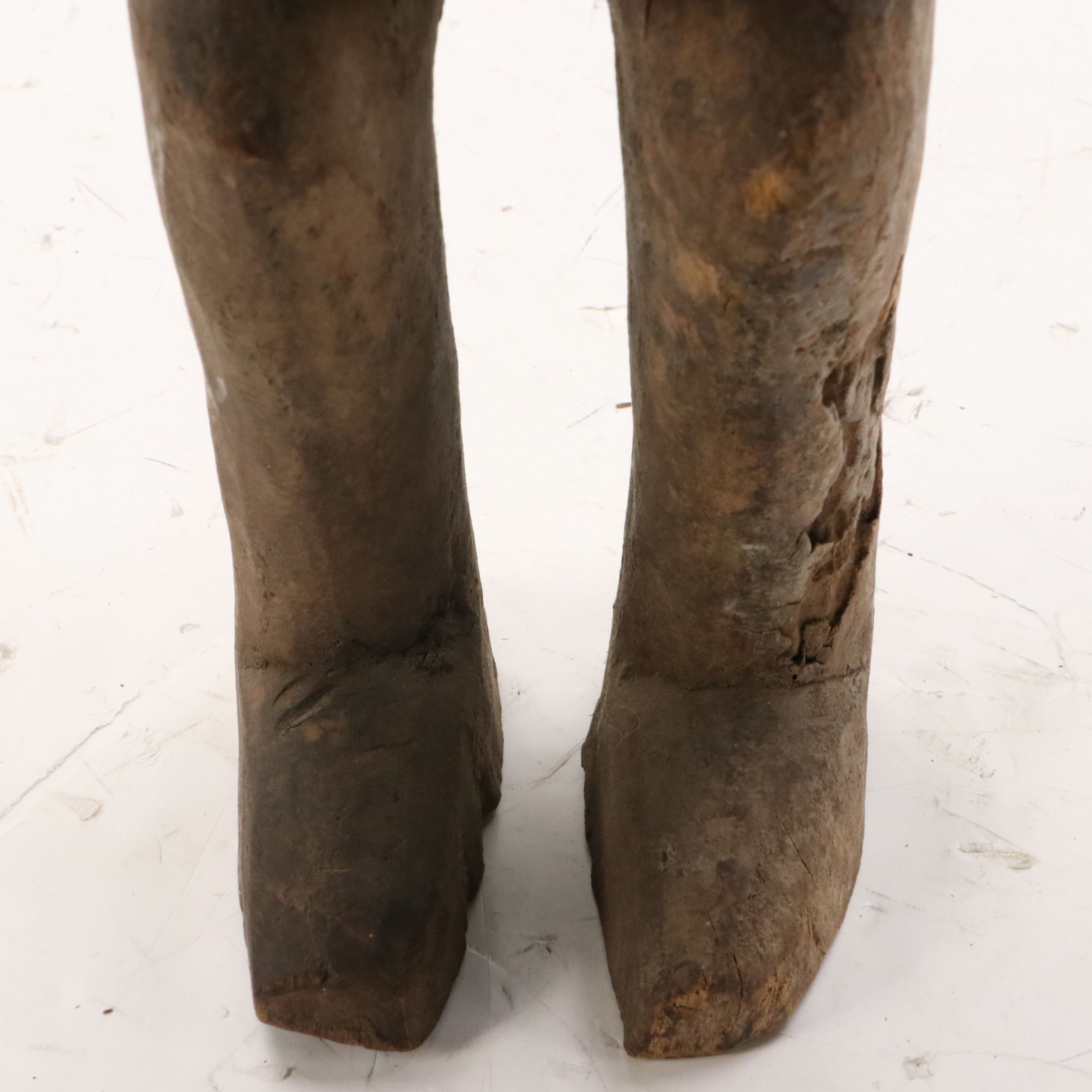 West African Mali Carved Wooden Maternity Figure