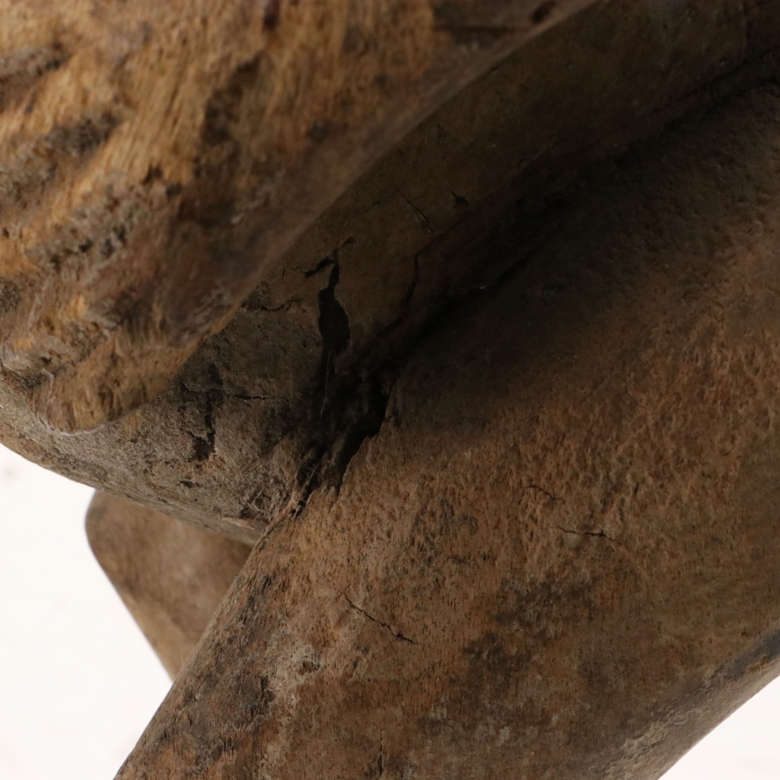 West African Mali Carved Wooden Maternity Figure