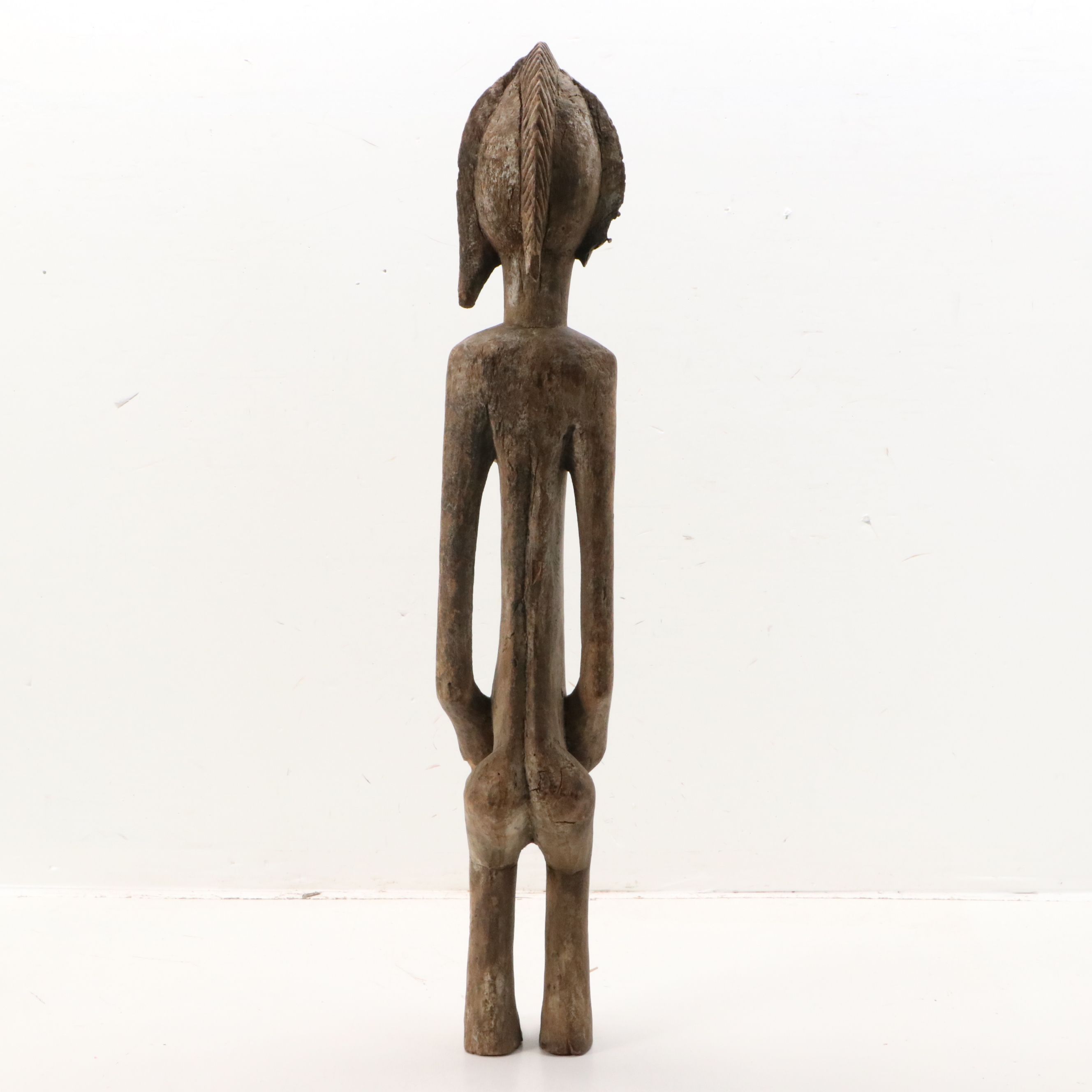 West African Mali Carved Wooden Maternity Figure