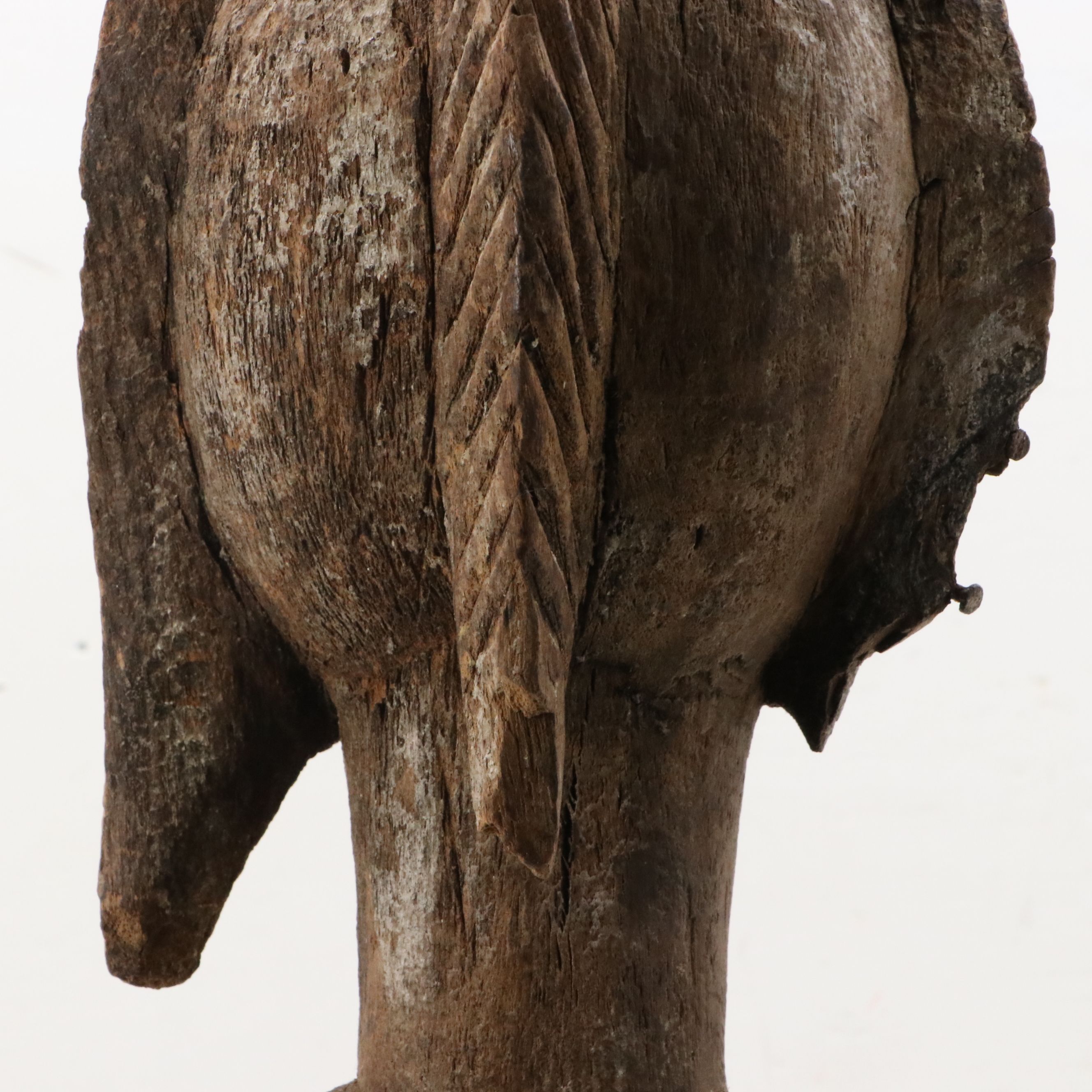 West African Mali Carved Wooden Maternity Figure