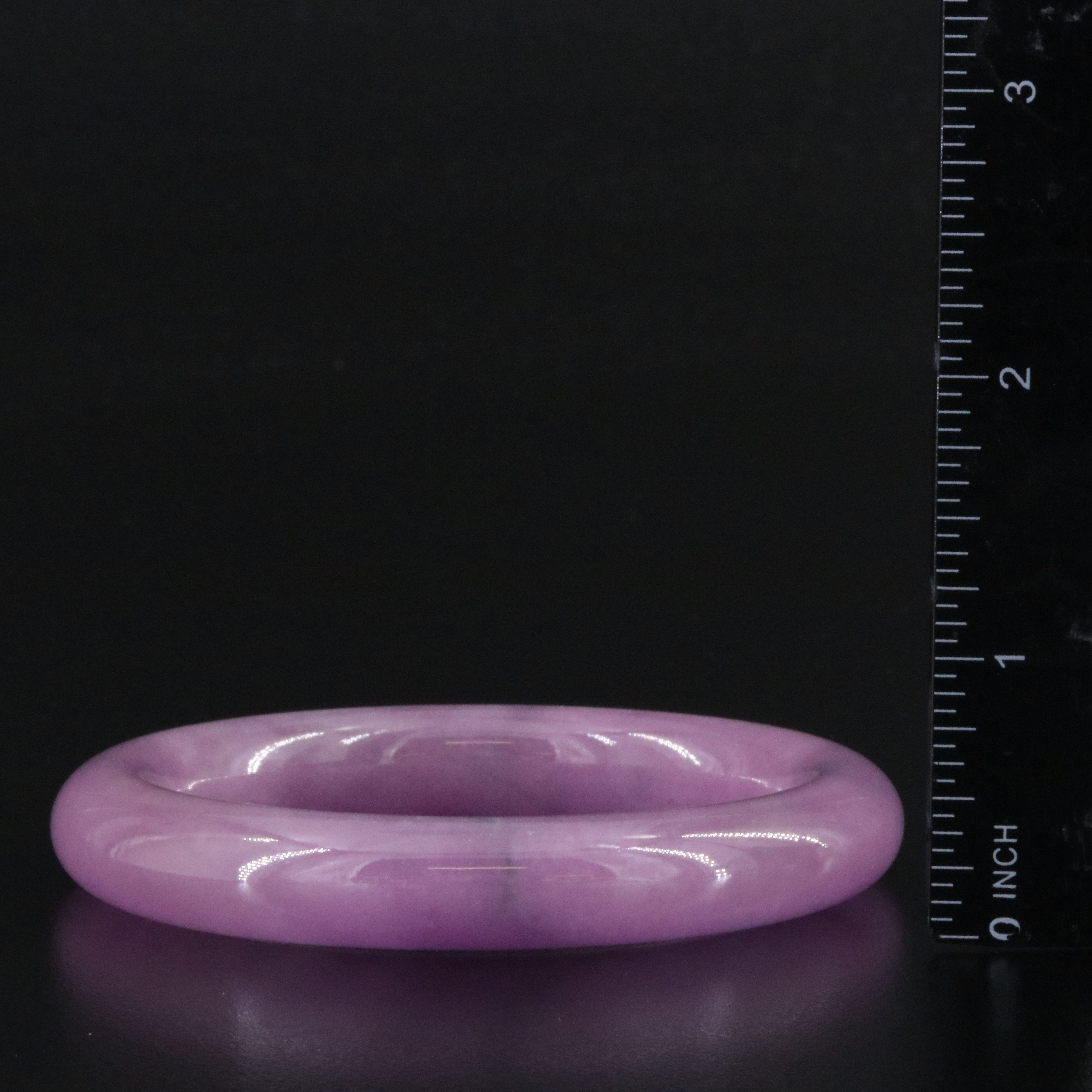 Jadeite Hololith Bangle Bracelet