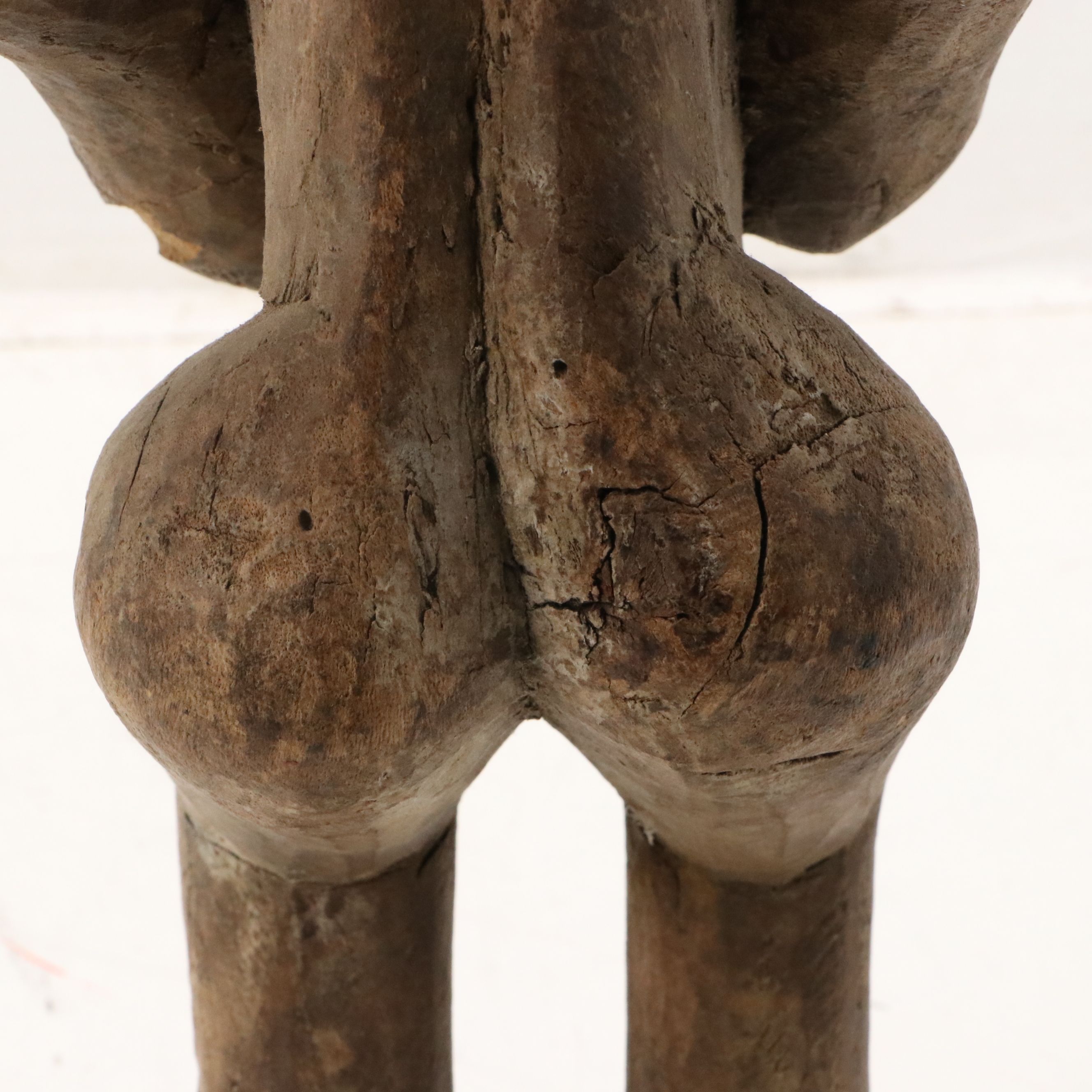 West African Mali Carved Wooden Maternity Figure
