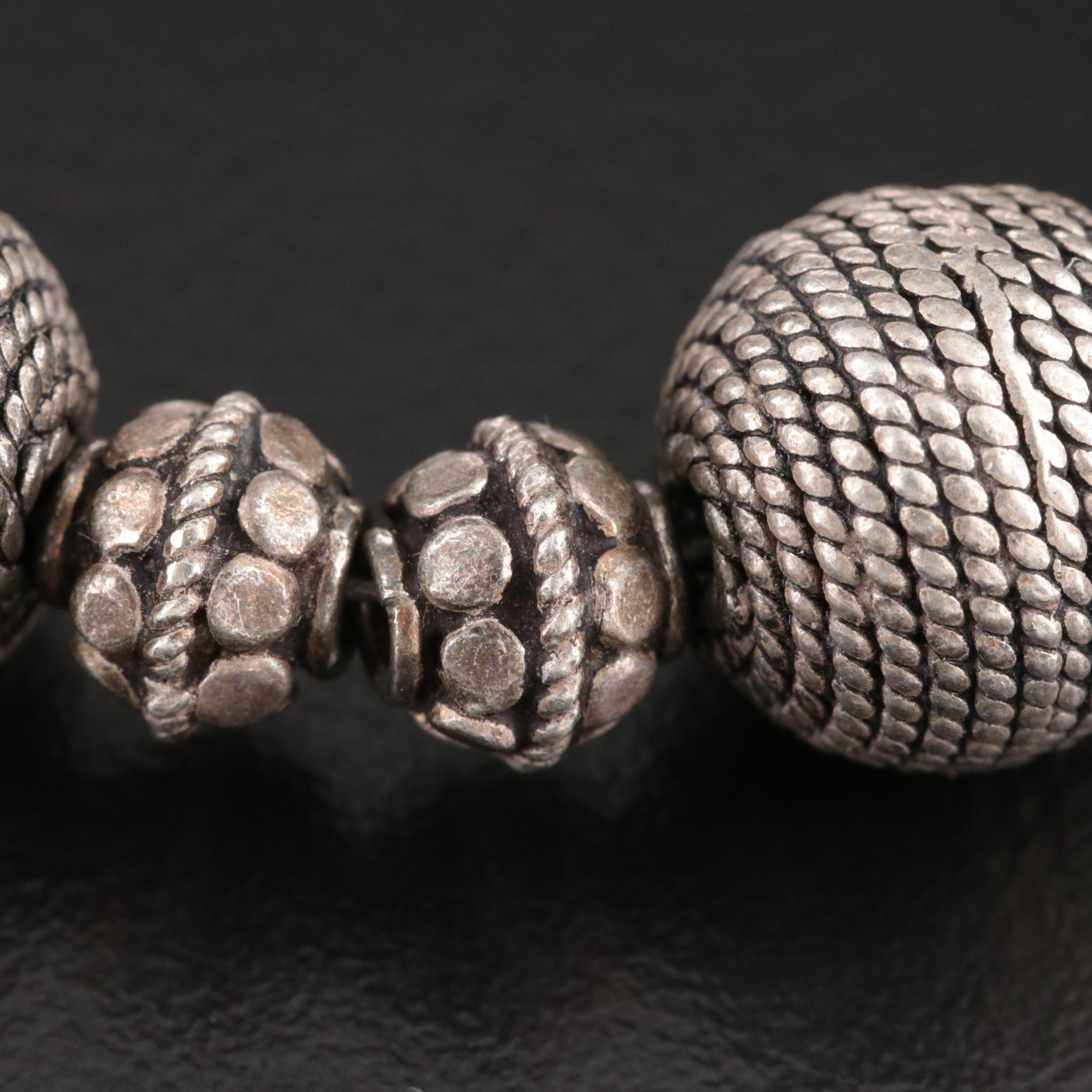 Sterling Bead Bracelet