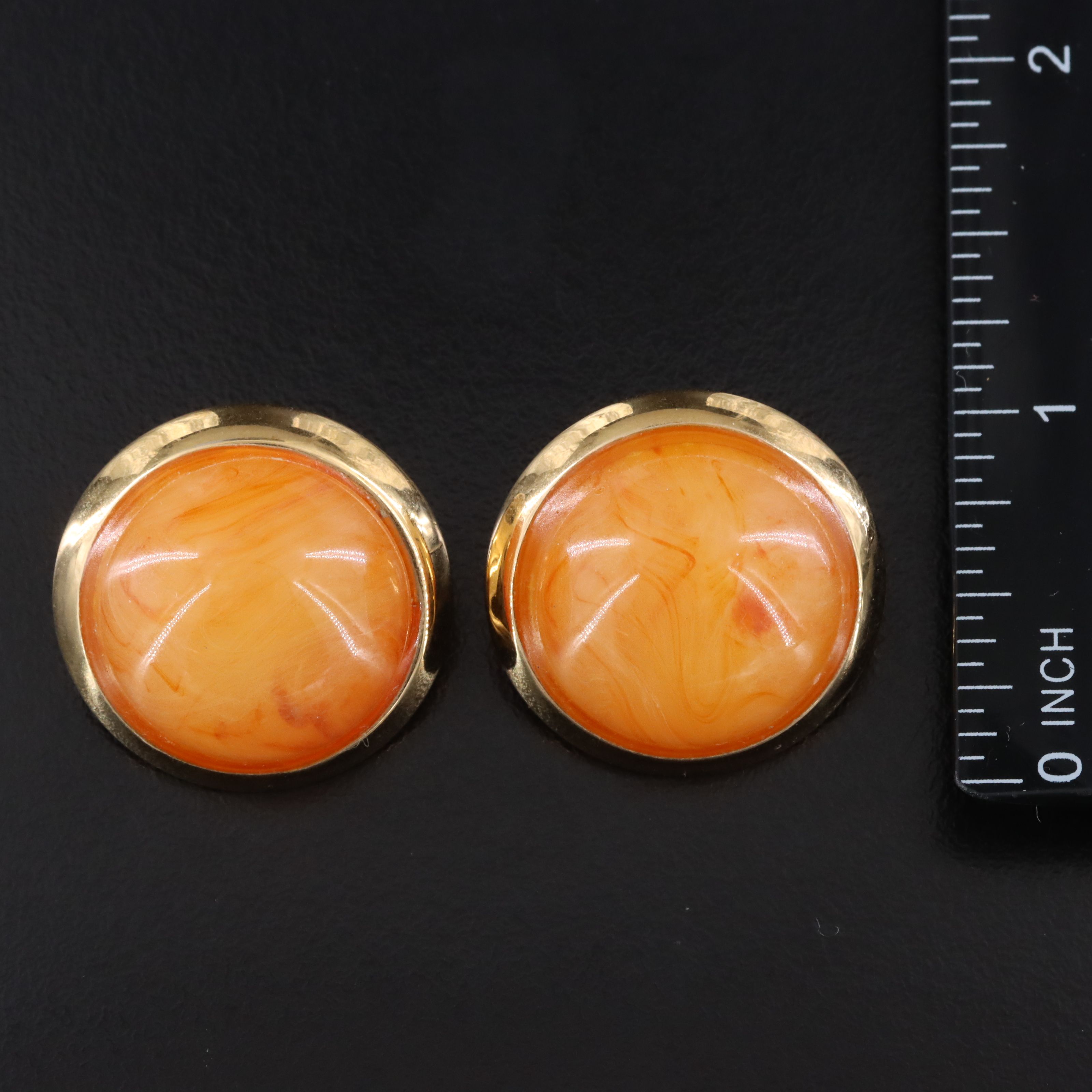 Vintage Napier Button Earrings