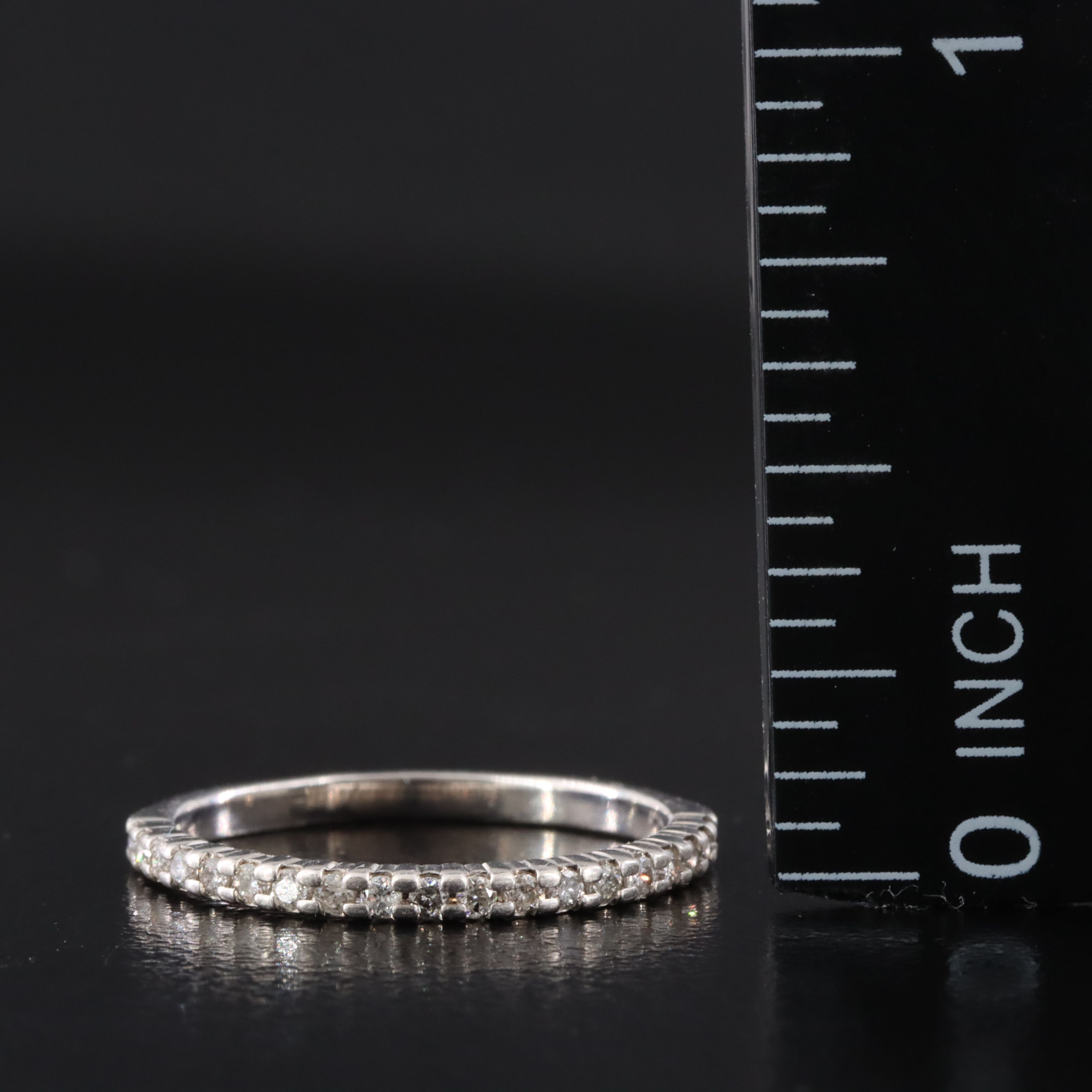 10K 0.20 CTW Diamond Stackable Ring