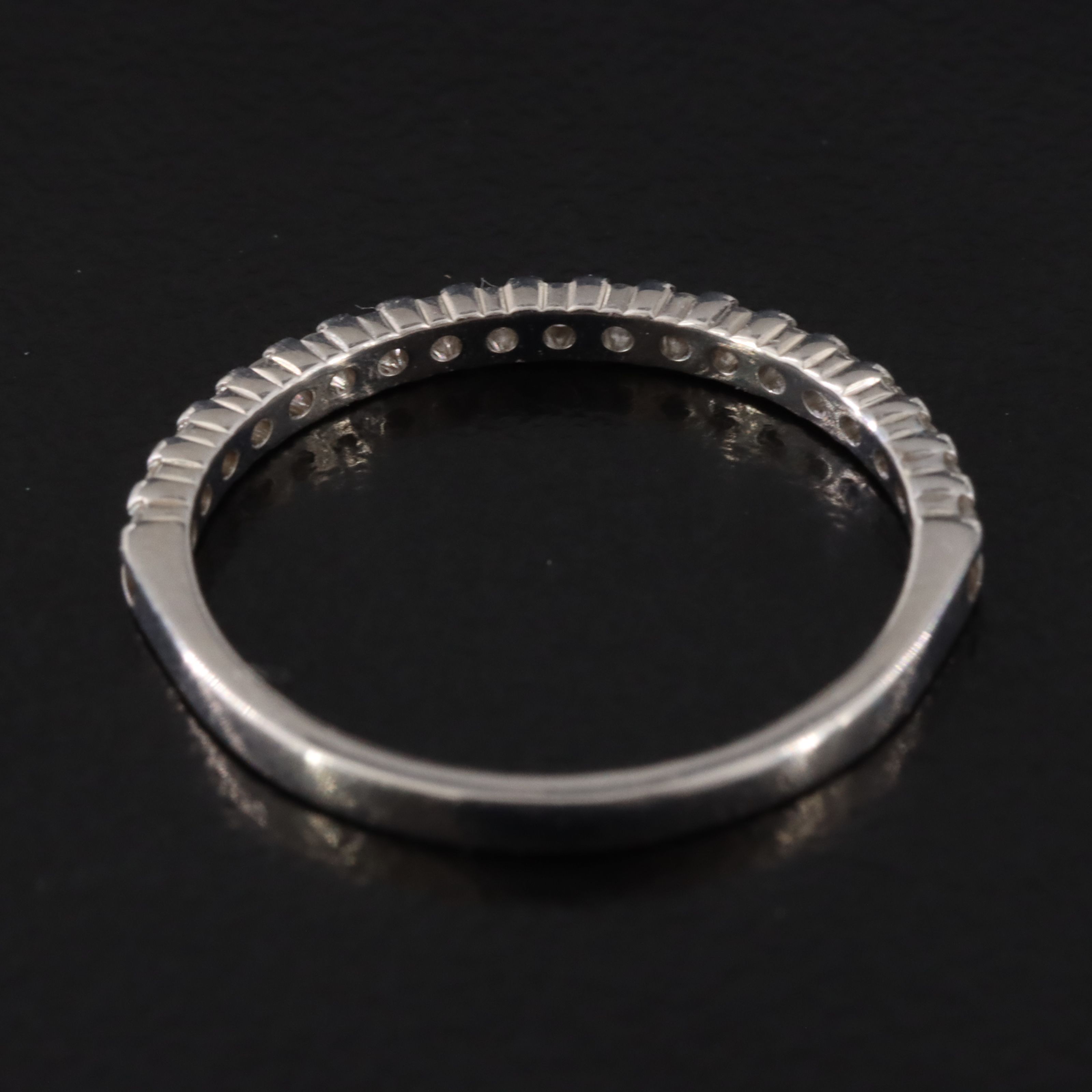 10K 0.20 CTW Diamond Stackable Ring