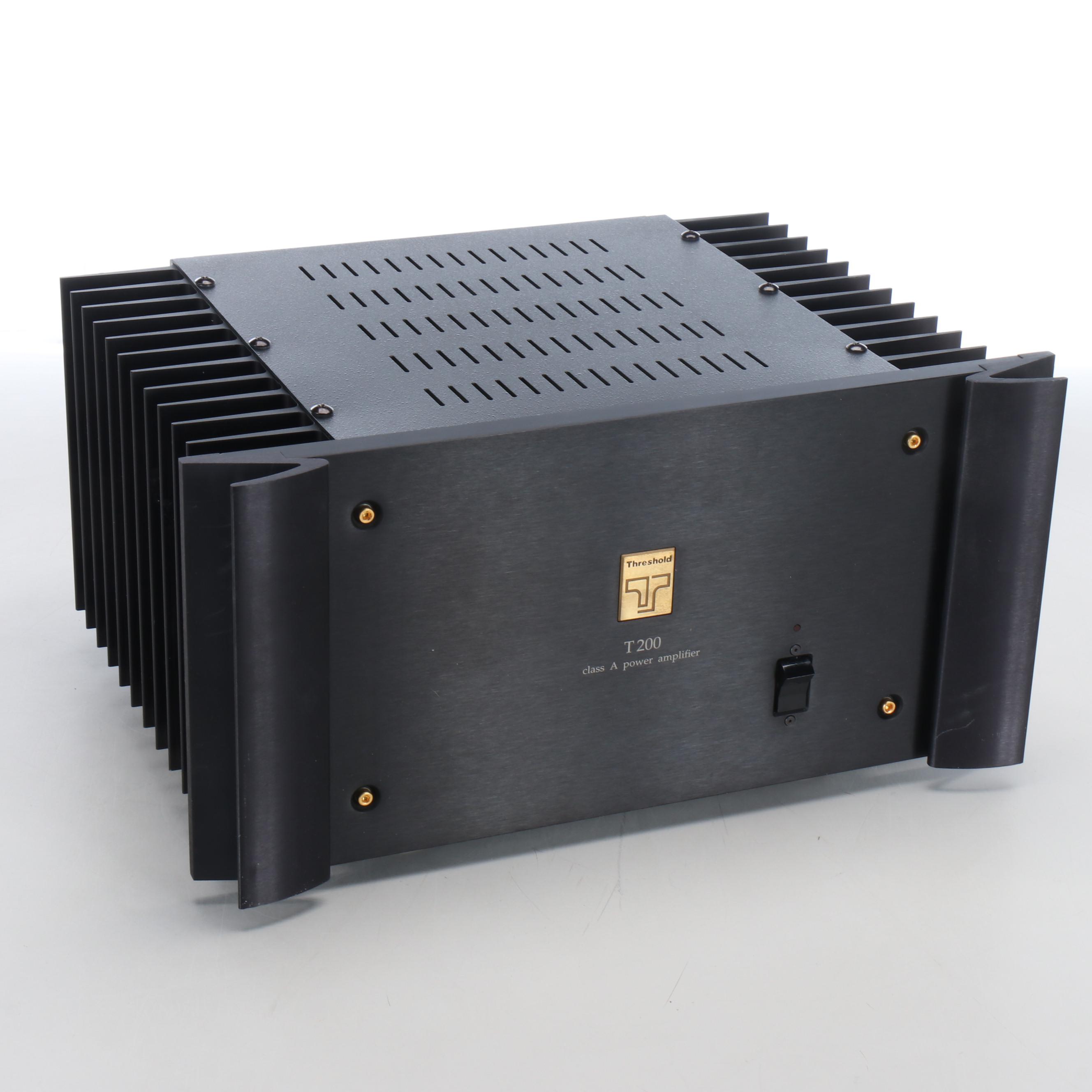 Threshold Class A Model T200 Stereo Power Amplifier