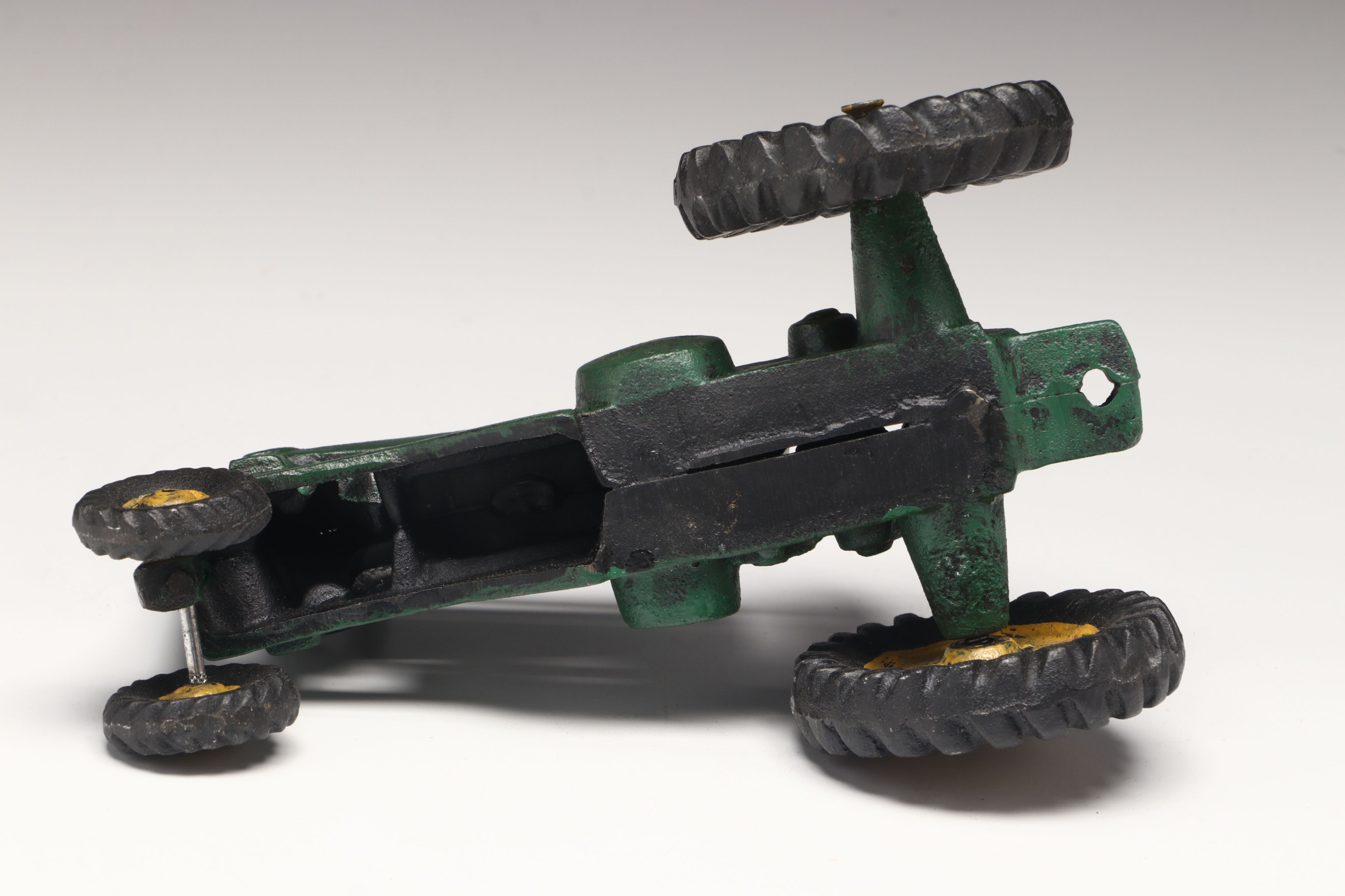 Lionel 027 Diesel Switcher Train Car with Polychrome Cast Iron Tractor