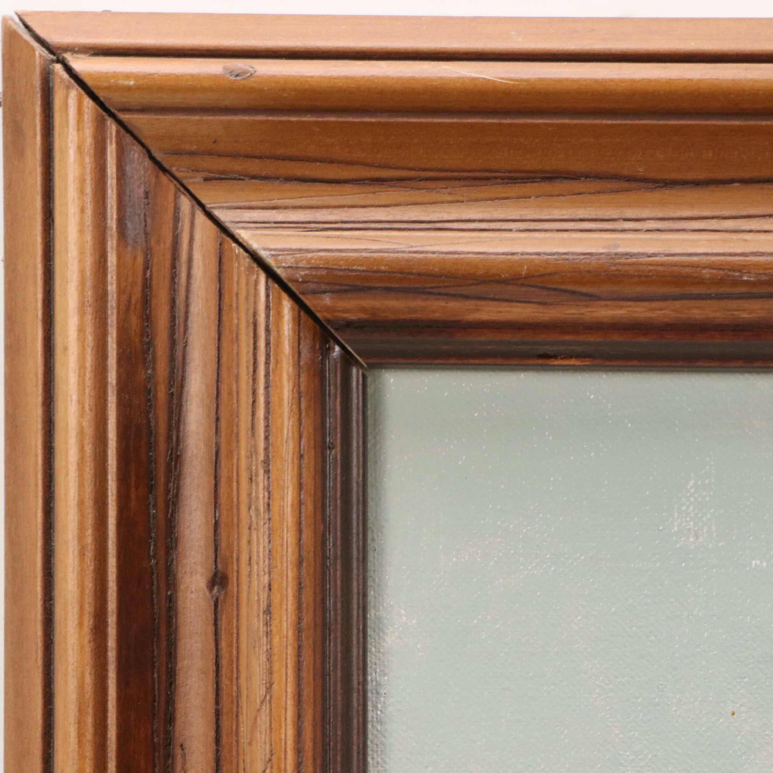 C. Gibbon Mountainous Winter Landscape Oil Painting, Circa 1980