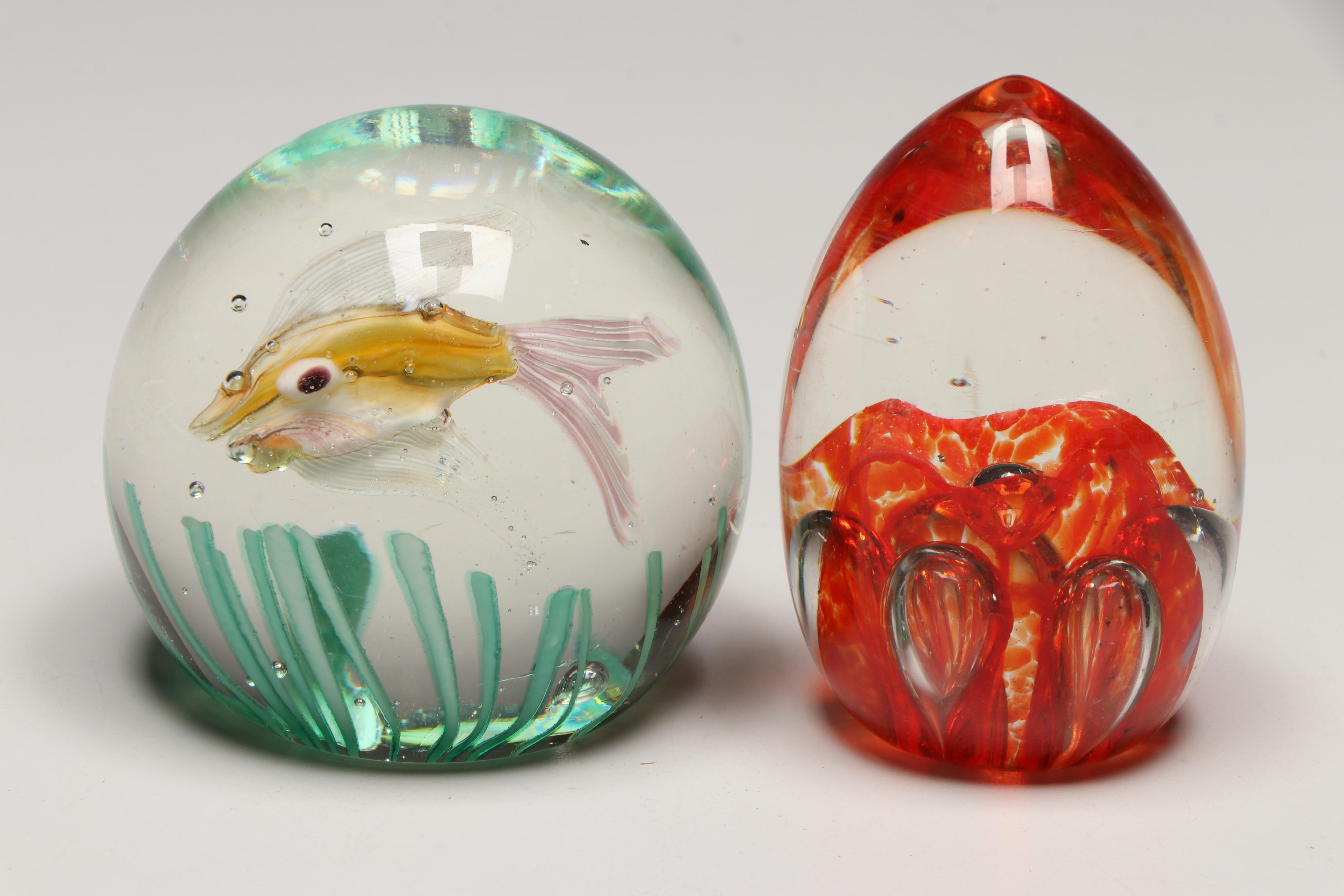 Goebel and More Art Glass Paperweights