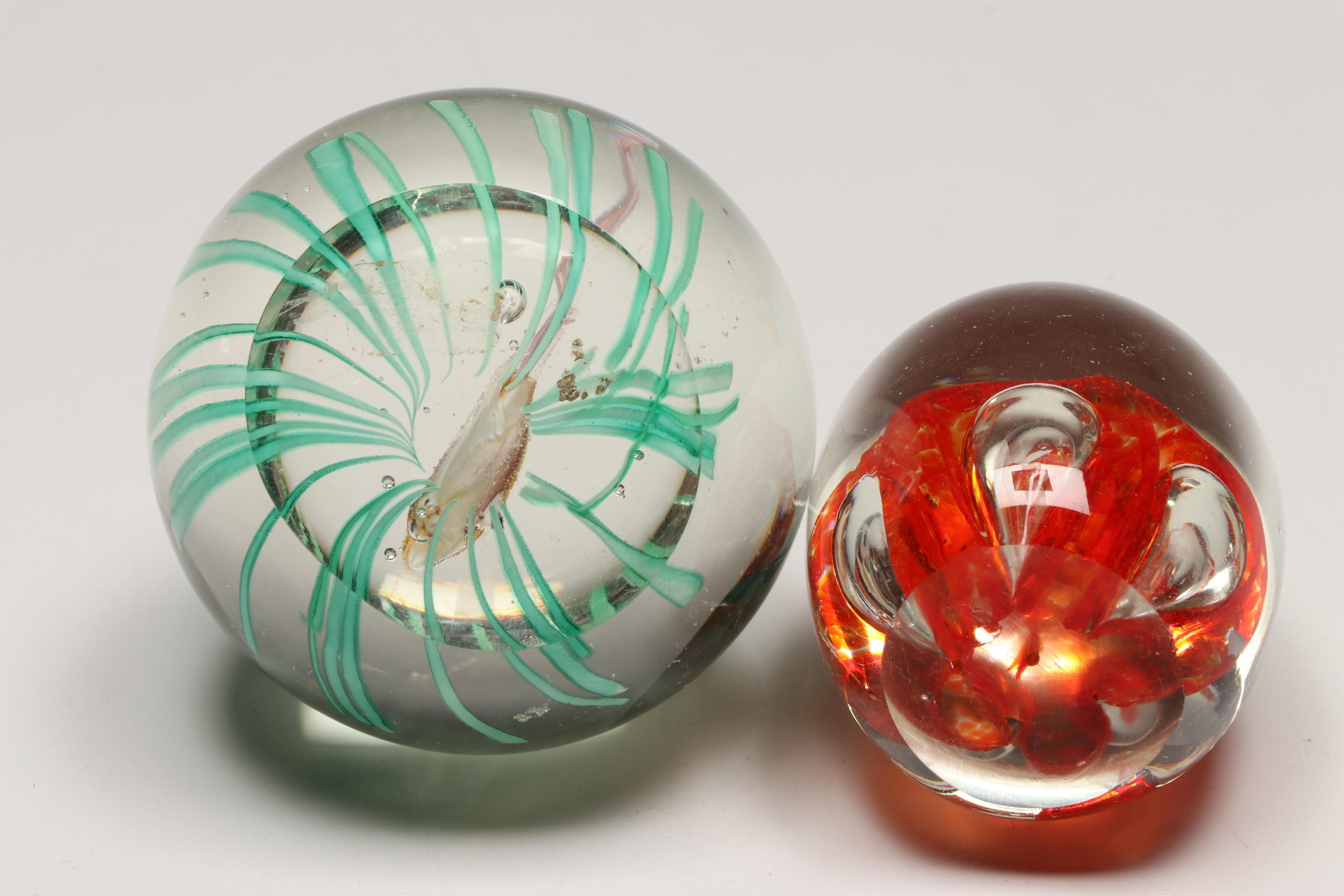 Goebel and More Art Glass Paperweights