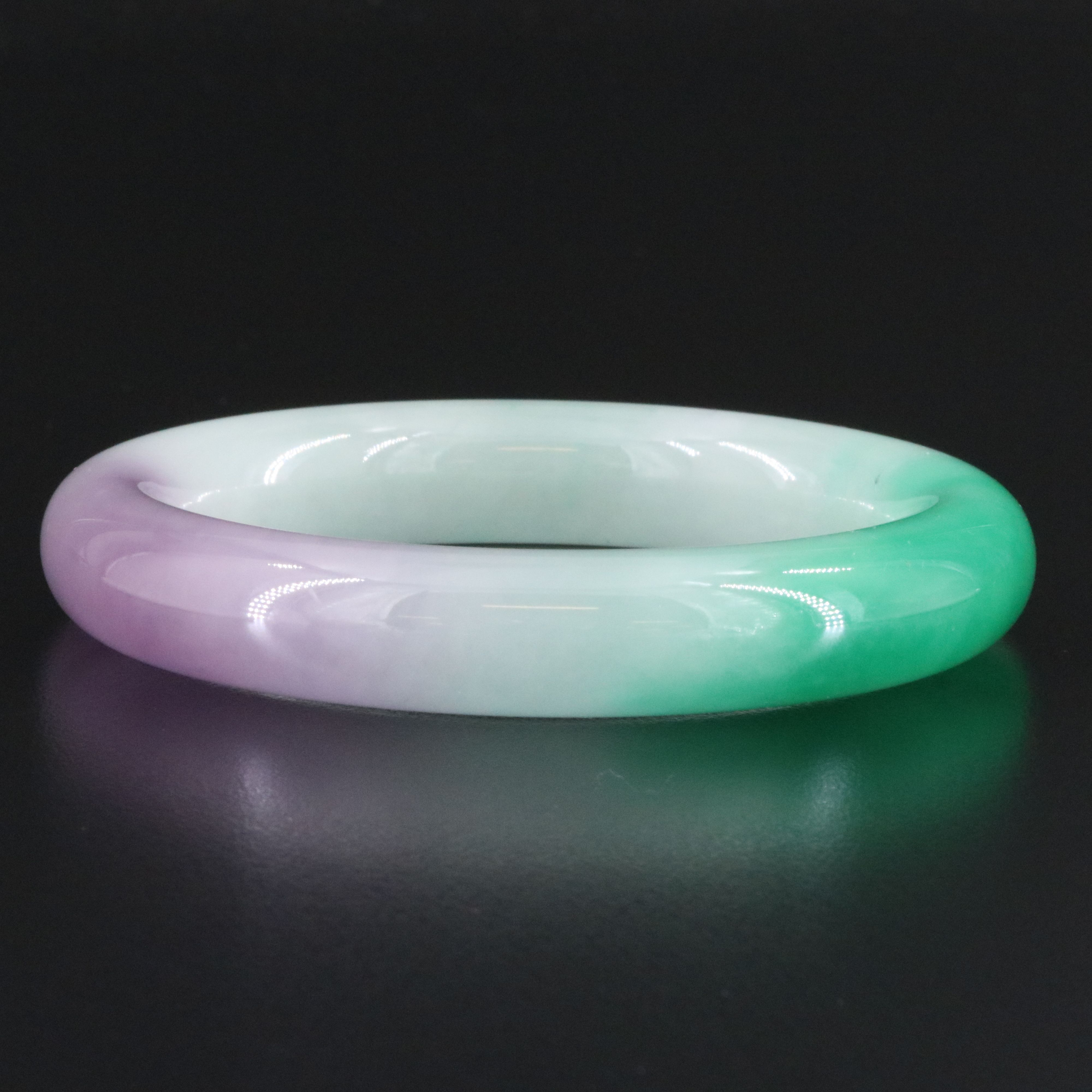 Jadeite Hololith Bangle