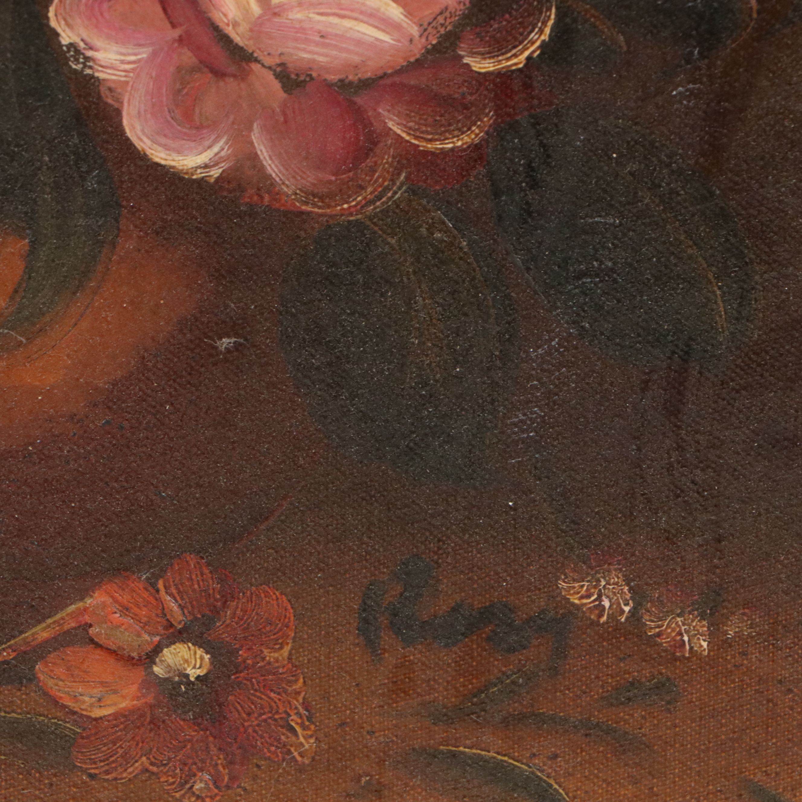 Floral Still Life Oil Painting