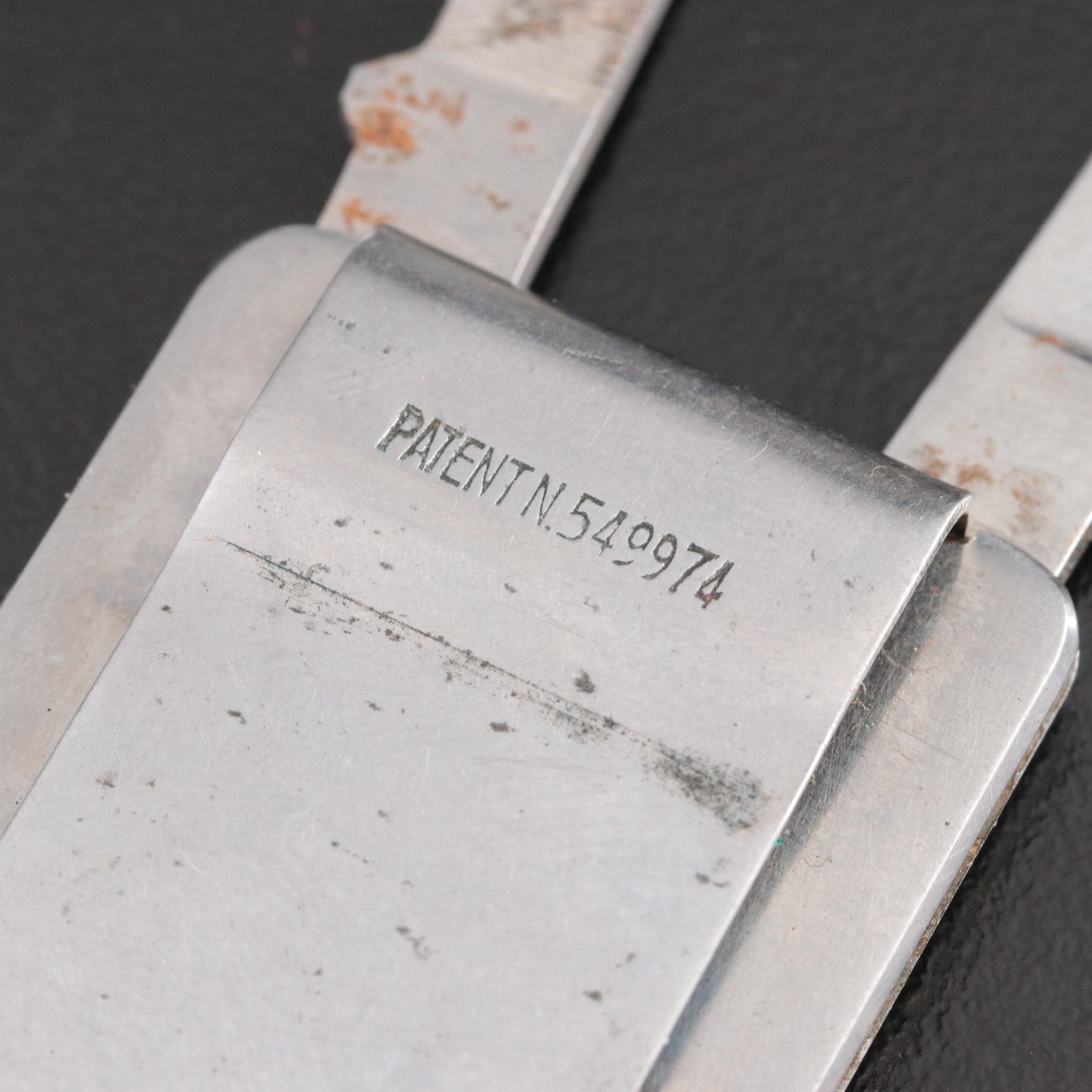 Winthrop Deluxe Watch Money Clip with Nail File and Scissors