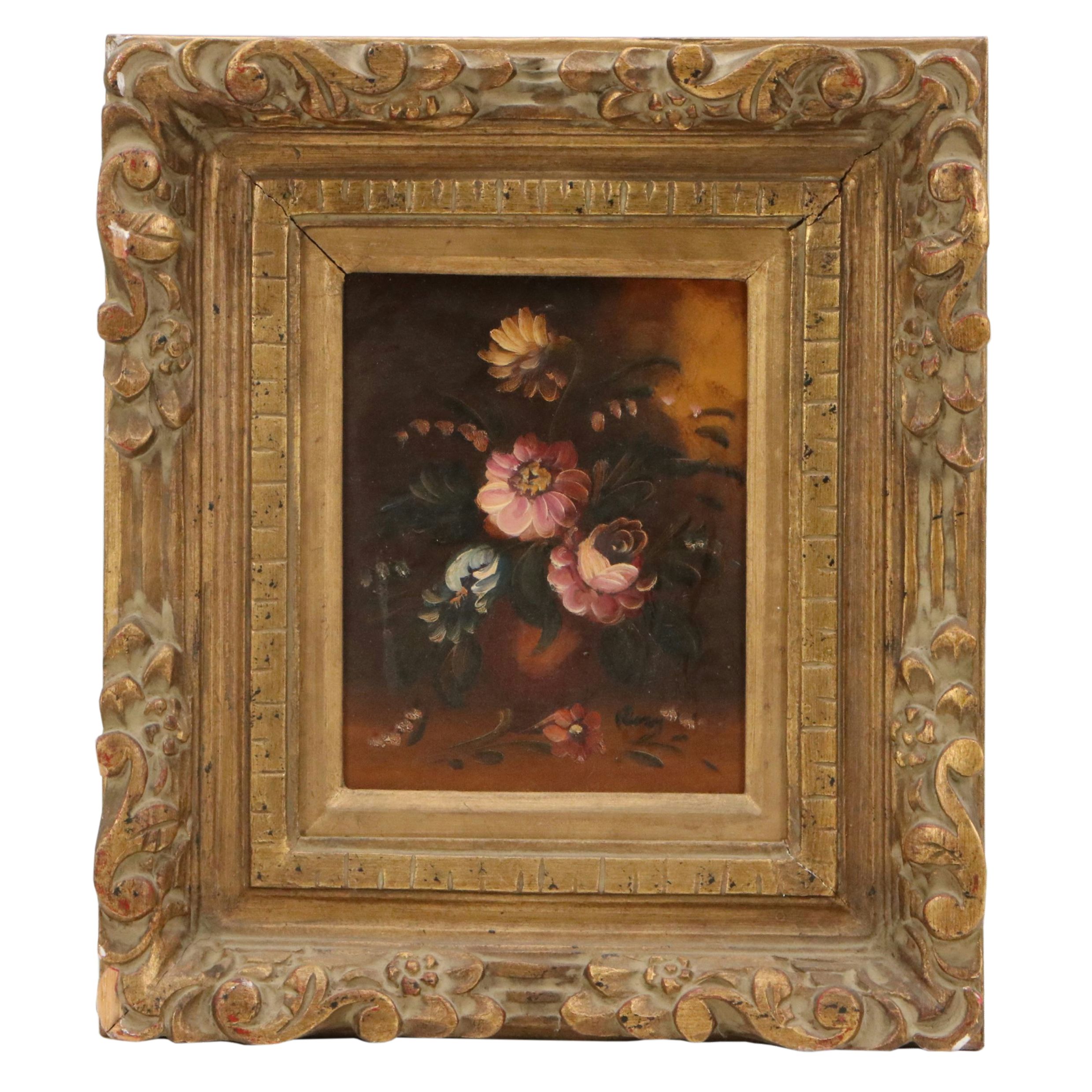 Floral Still Life Oil Painting