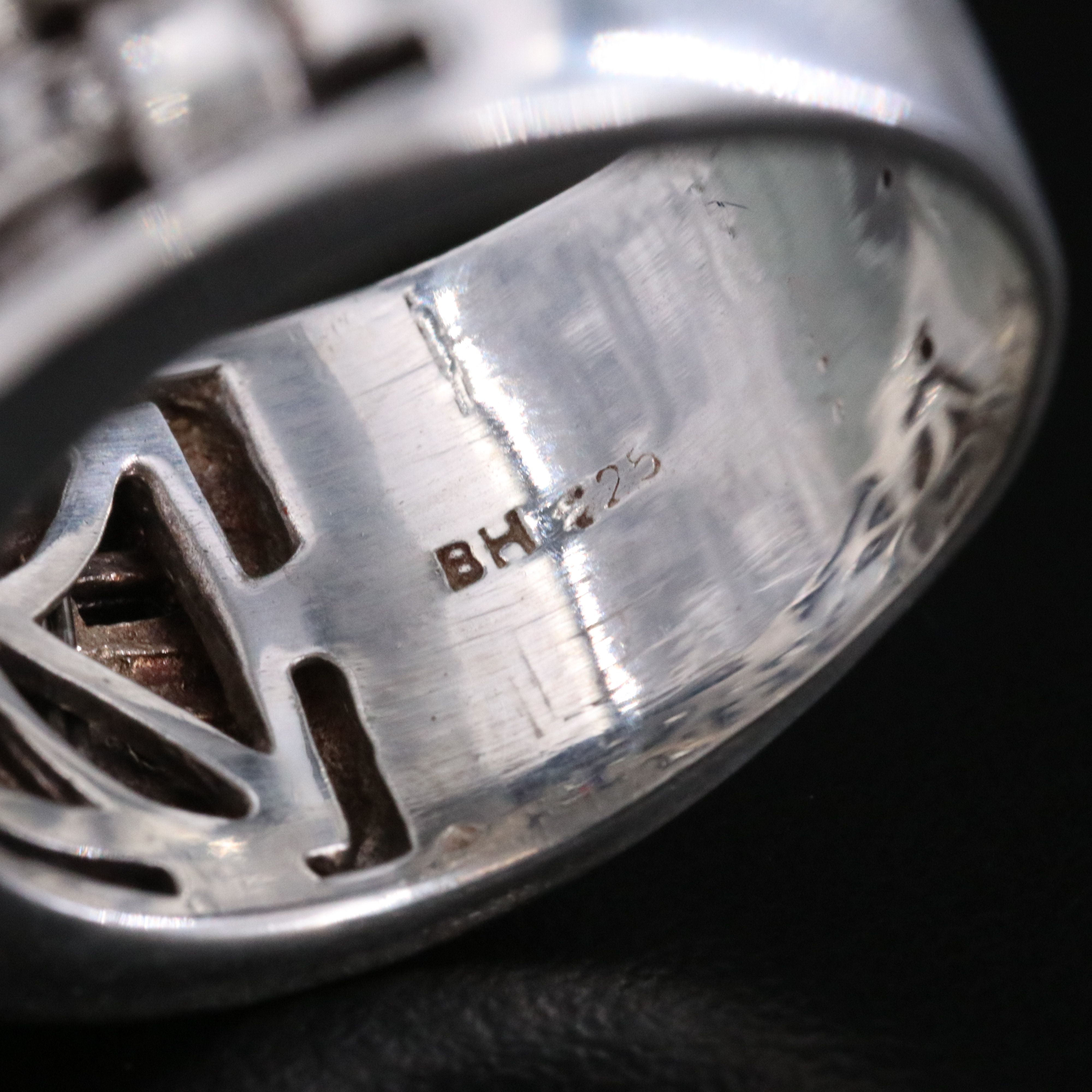 EFFY Sterling Diamond Basket Weave Ring