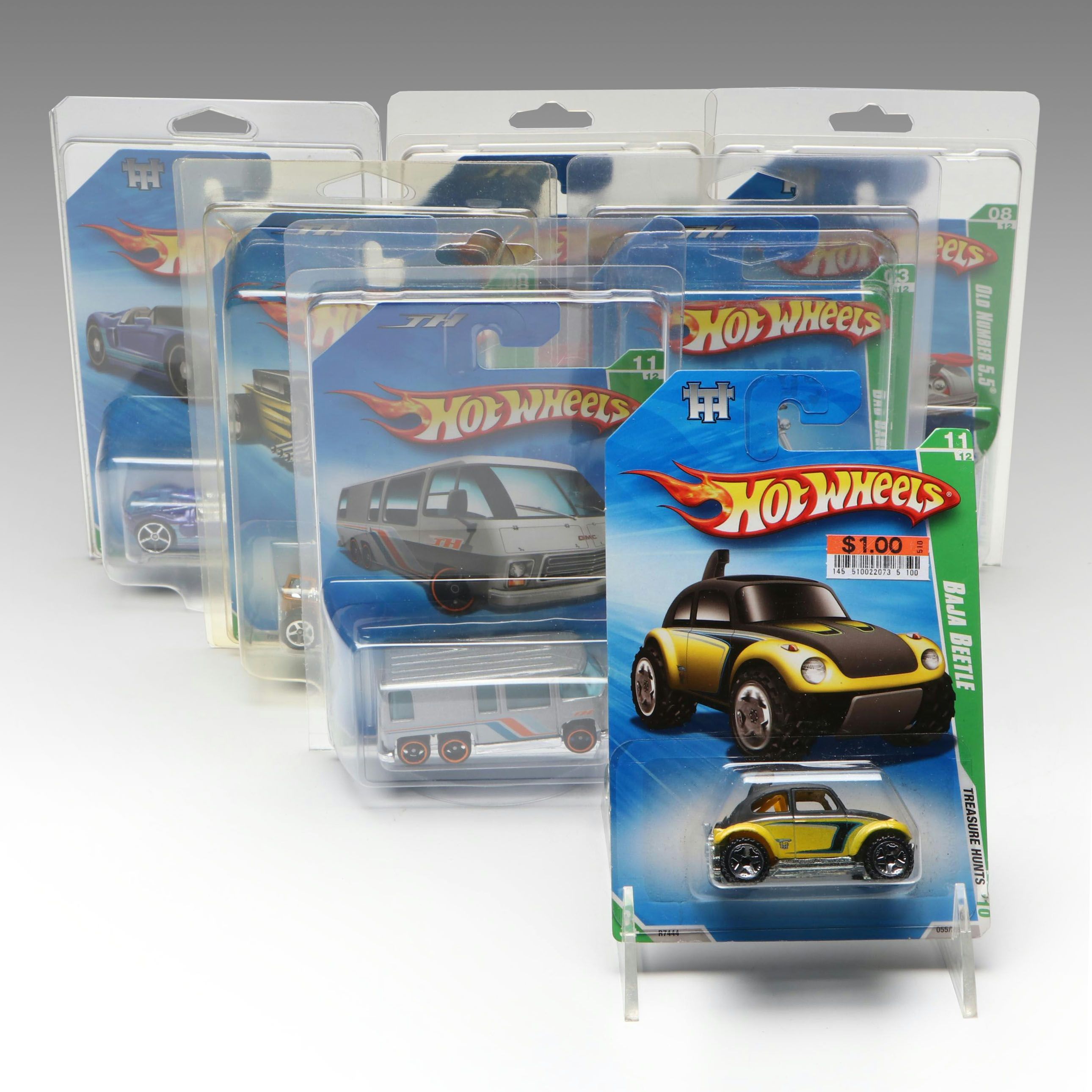 Mattel Hot Wheels "Bad Bagger" and More Treasure Hunt Diecast Cars