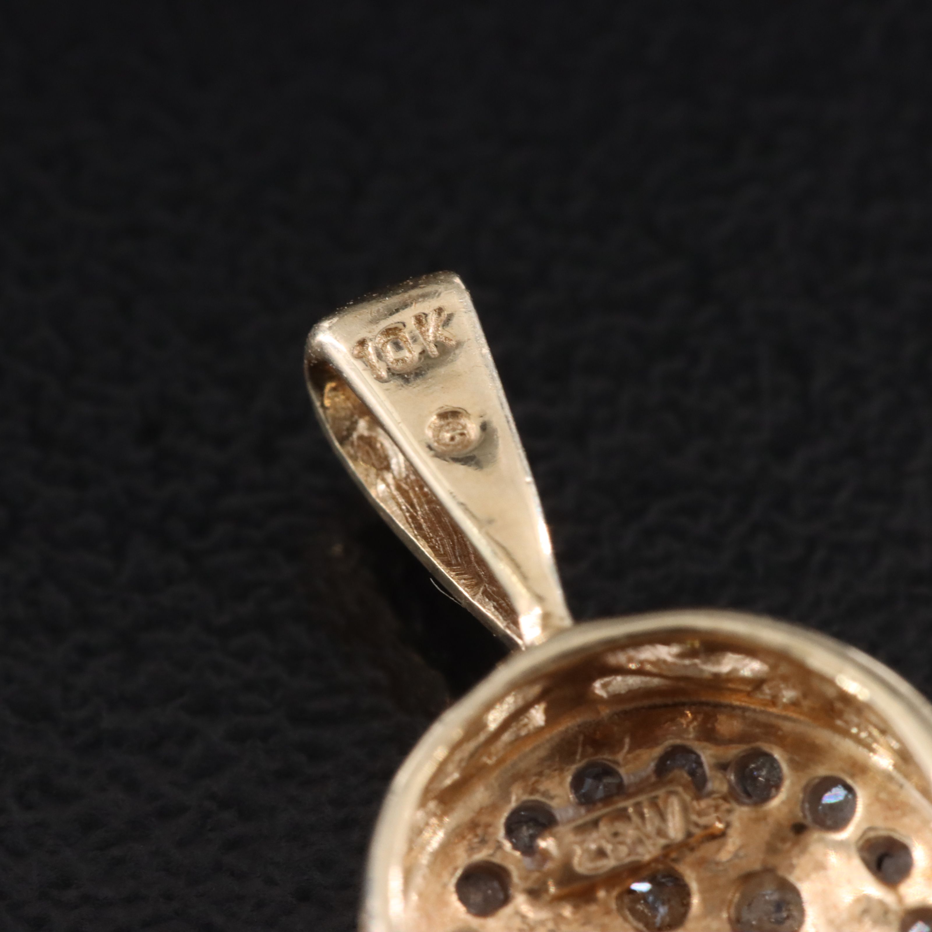 10K 0.25 CTW Diamond Pendant