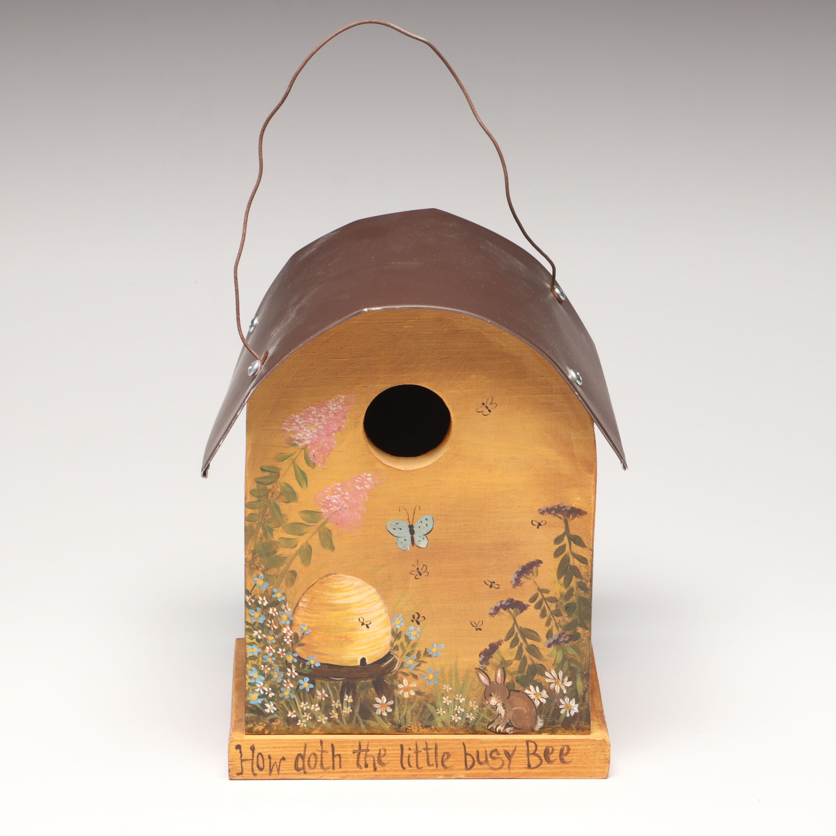 The Little White Barn Co. Stone with More Wood Birdhouses