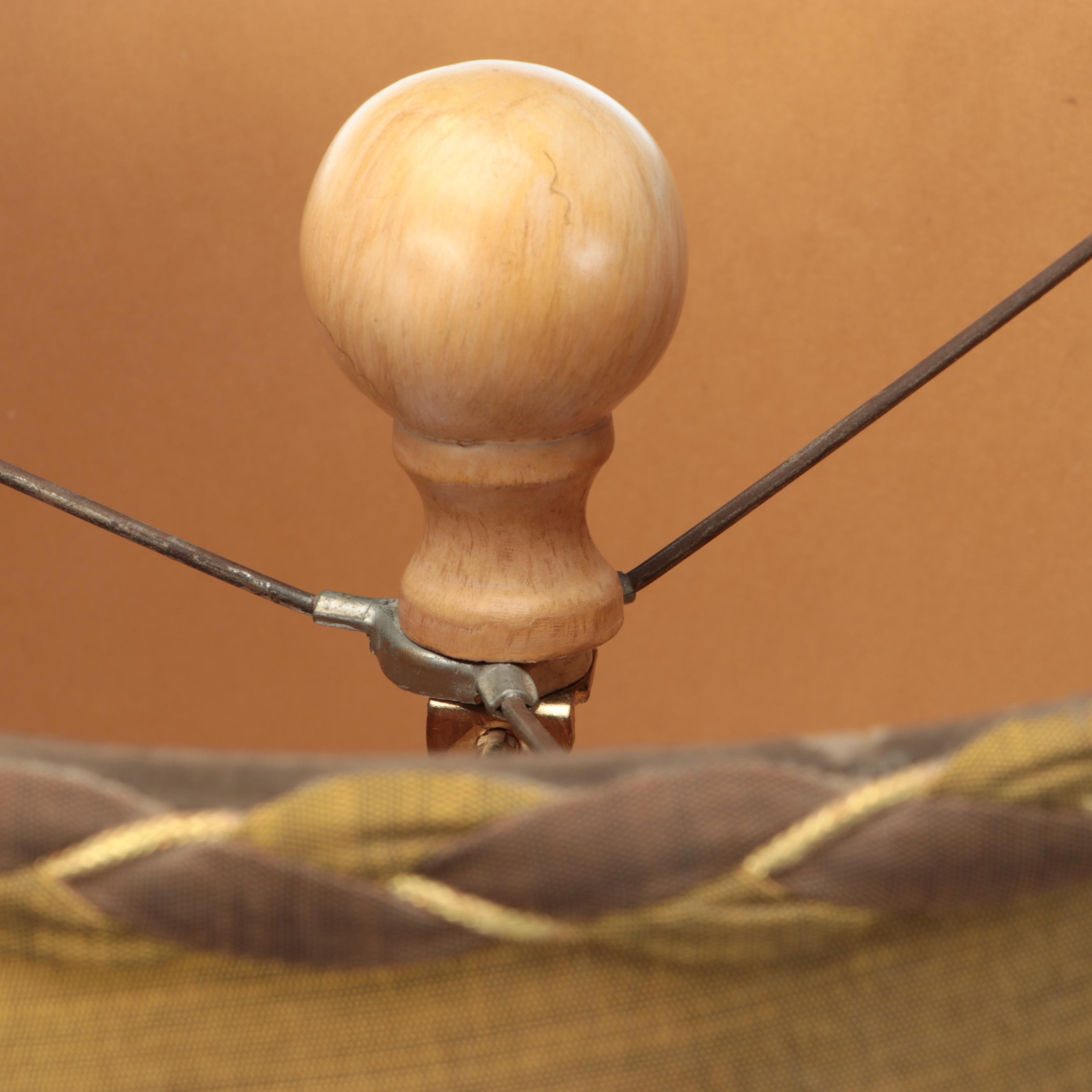 Figural Carved  Fish Table Lamp