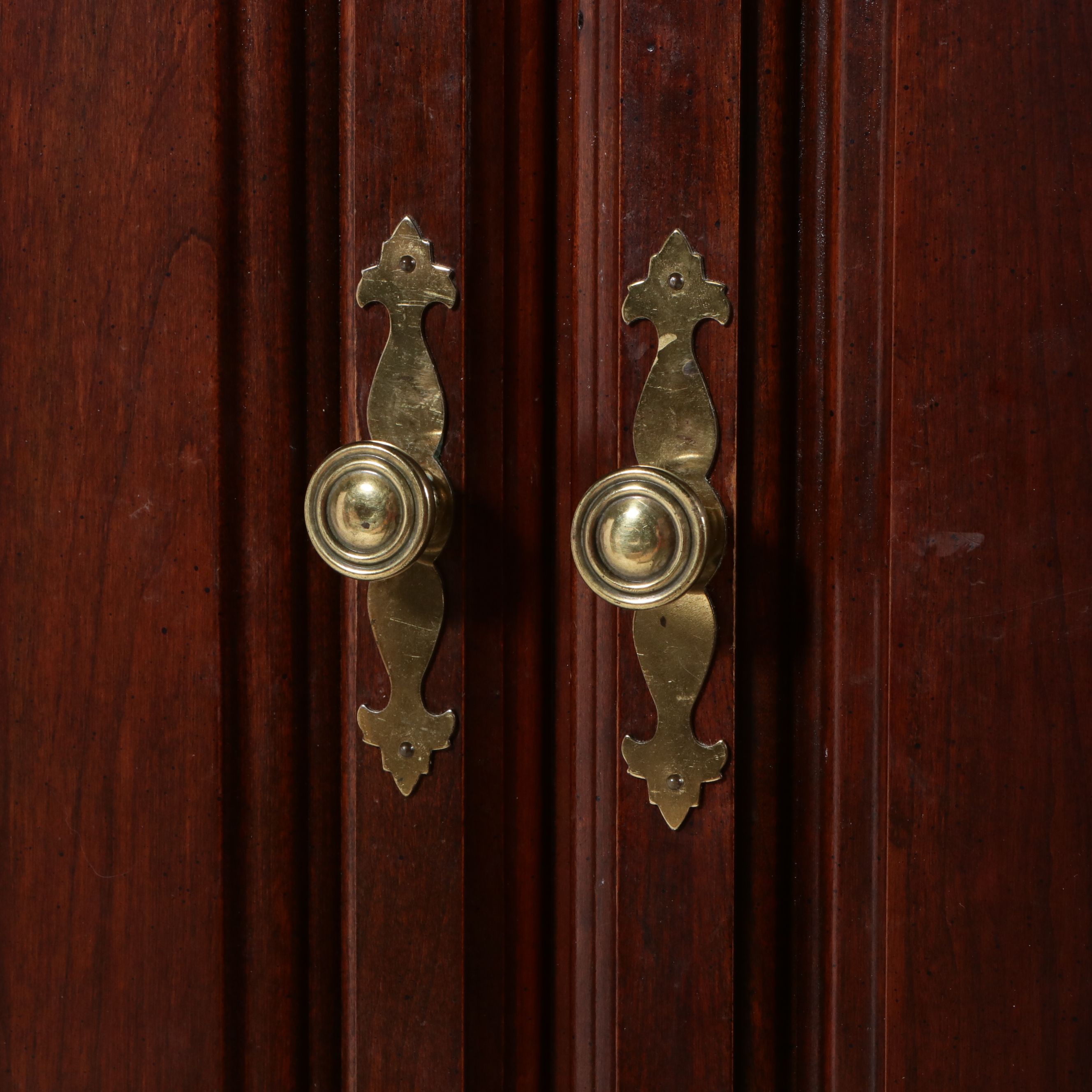 Chippendale Style Cherry Wardrobe