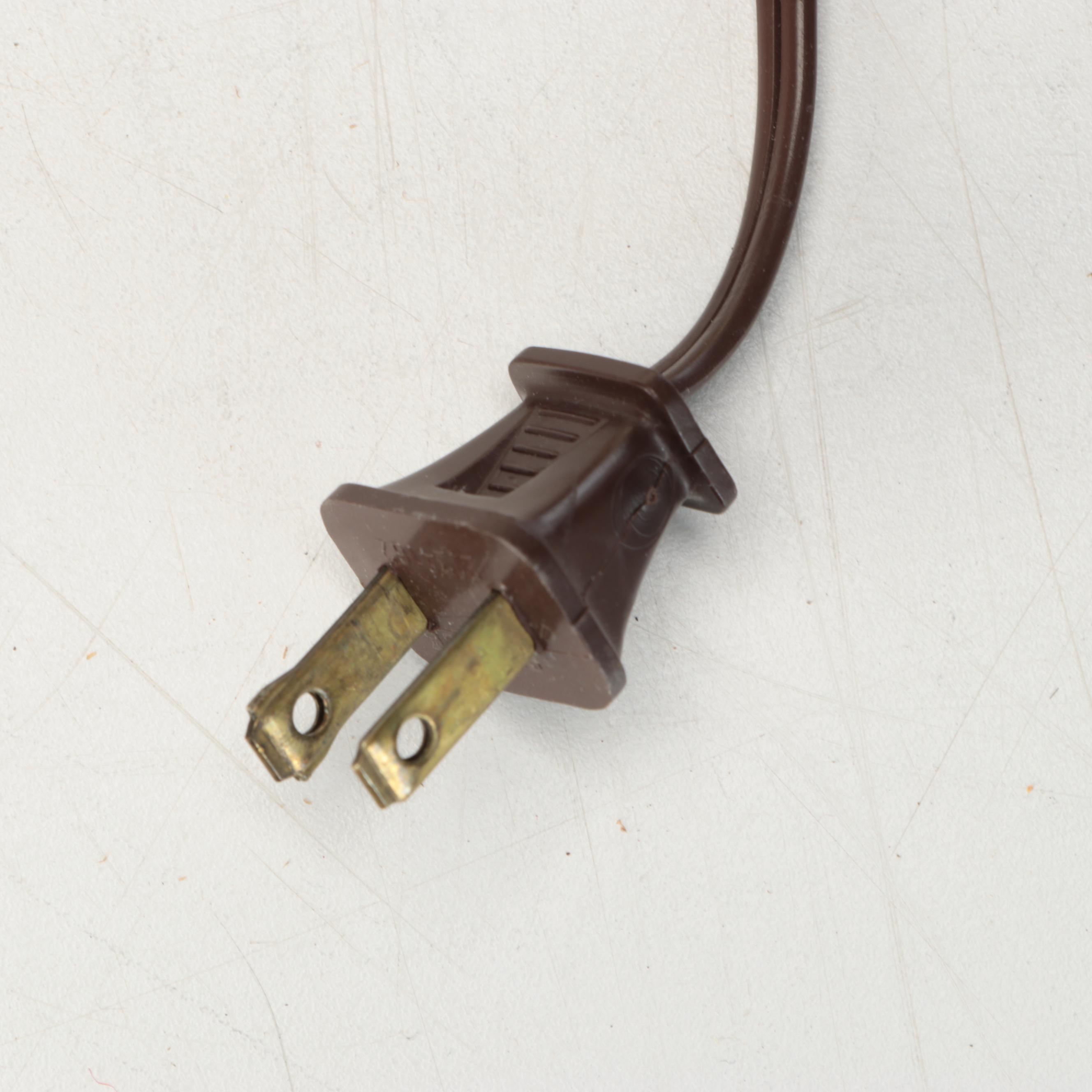 Neoclassical Style Brass Bouillotte Table Lamp, Vintage